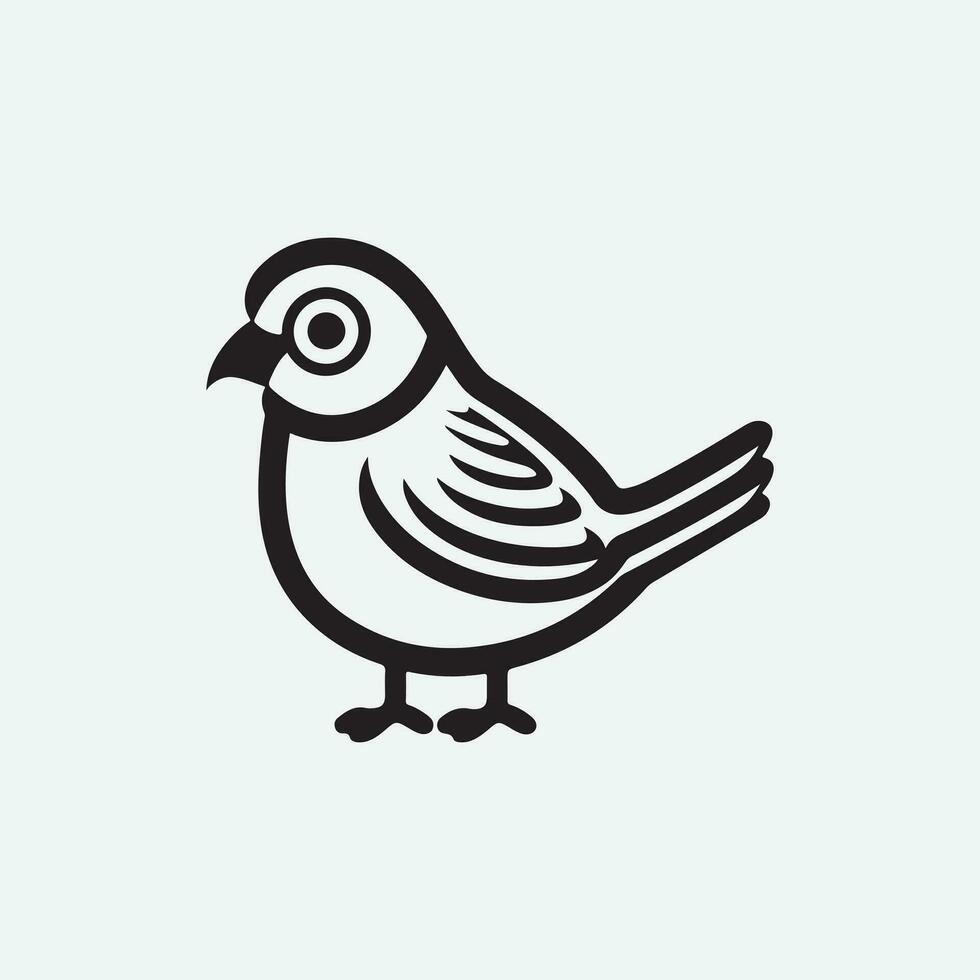 Bird Modern logo Design vector