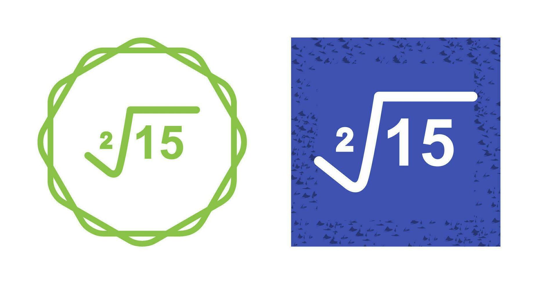 Square Root Vector Icon