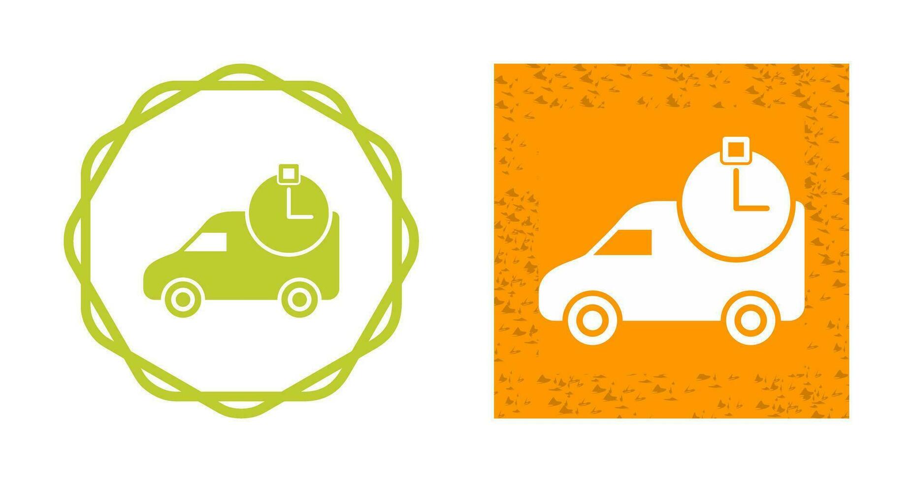 Time Based Delivery Vector Icon