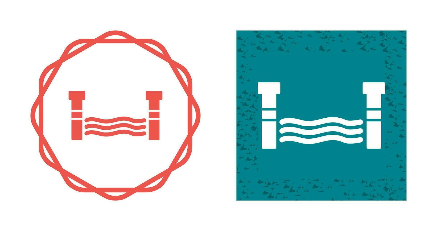 Water Dam Vector Icon