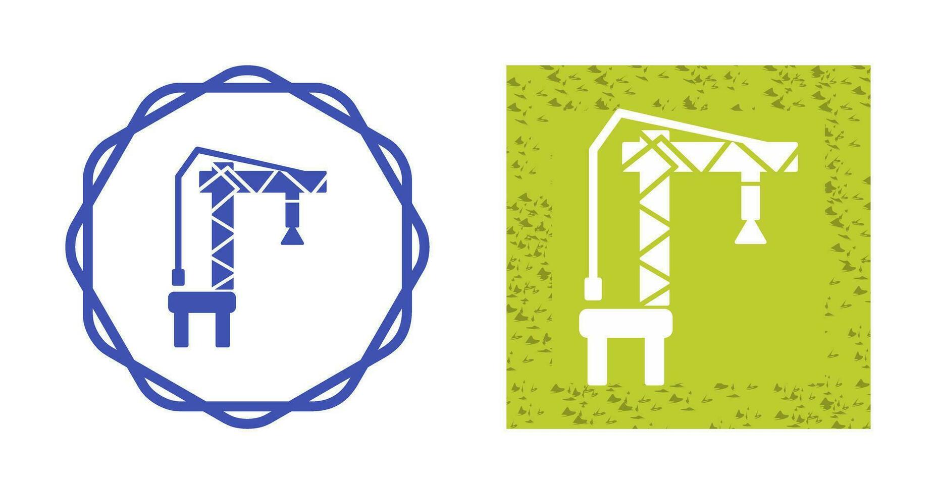 Harbor Crane Vector Icon