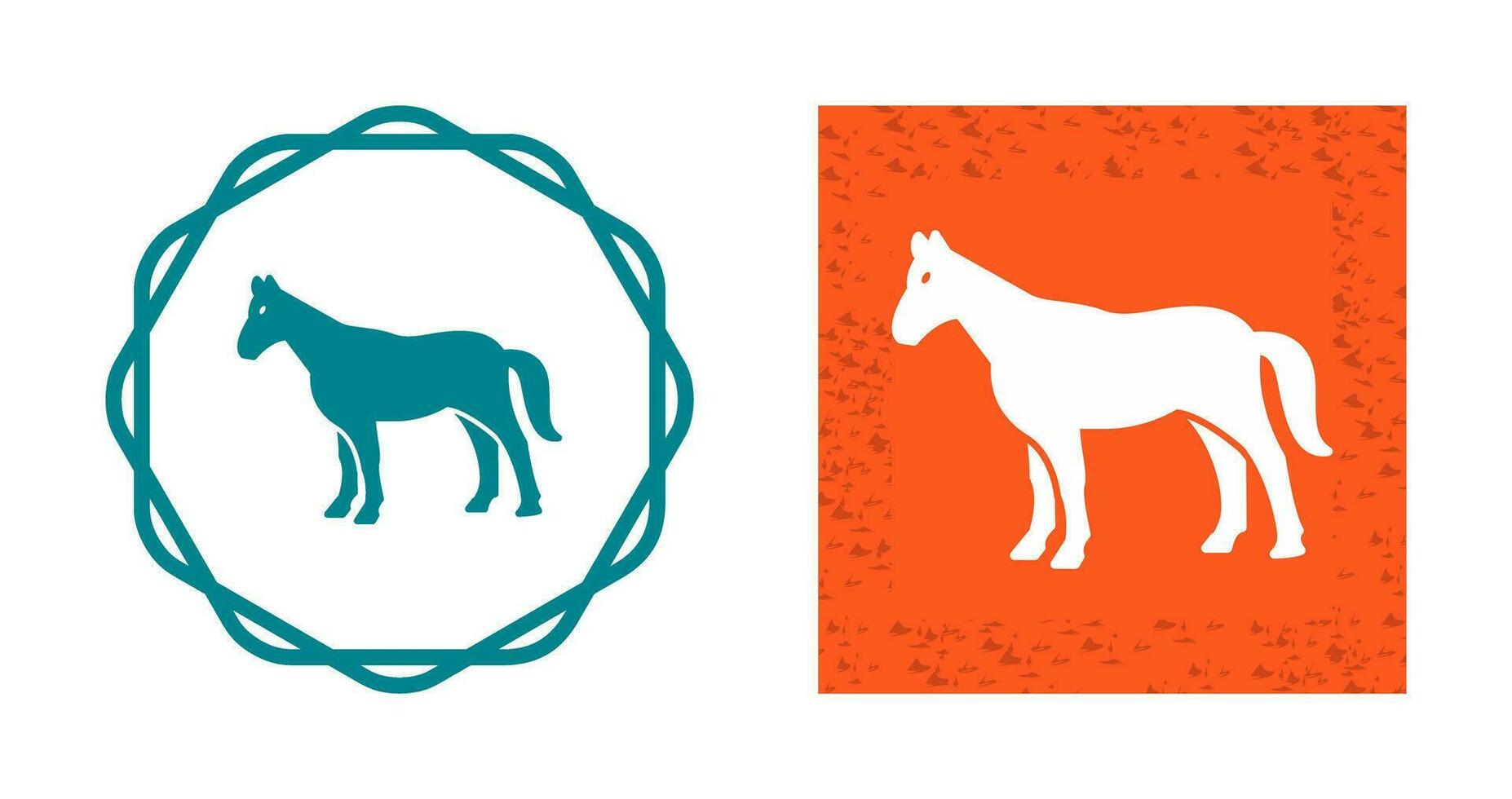 icono de vector de caballo