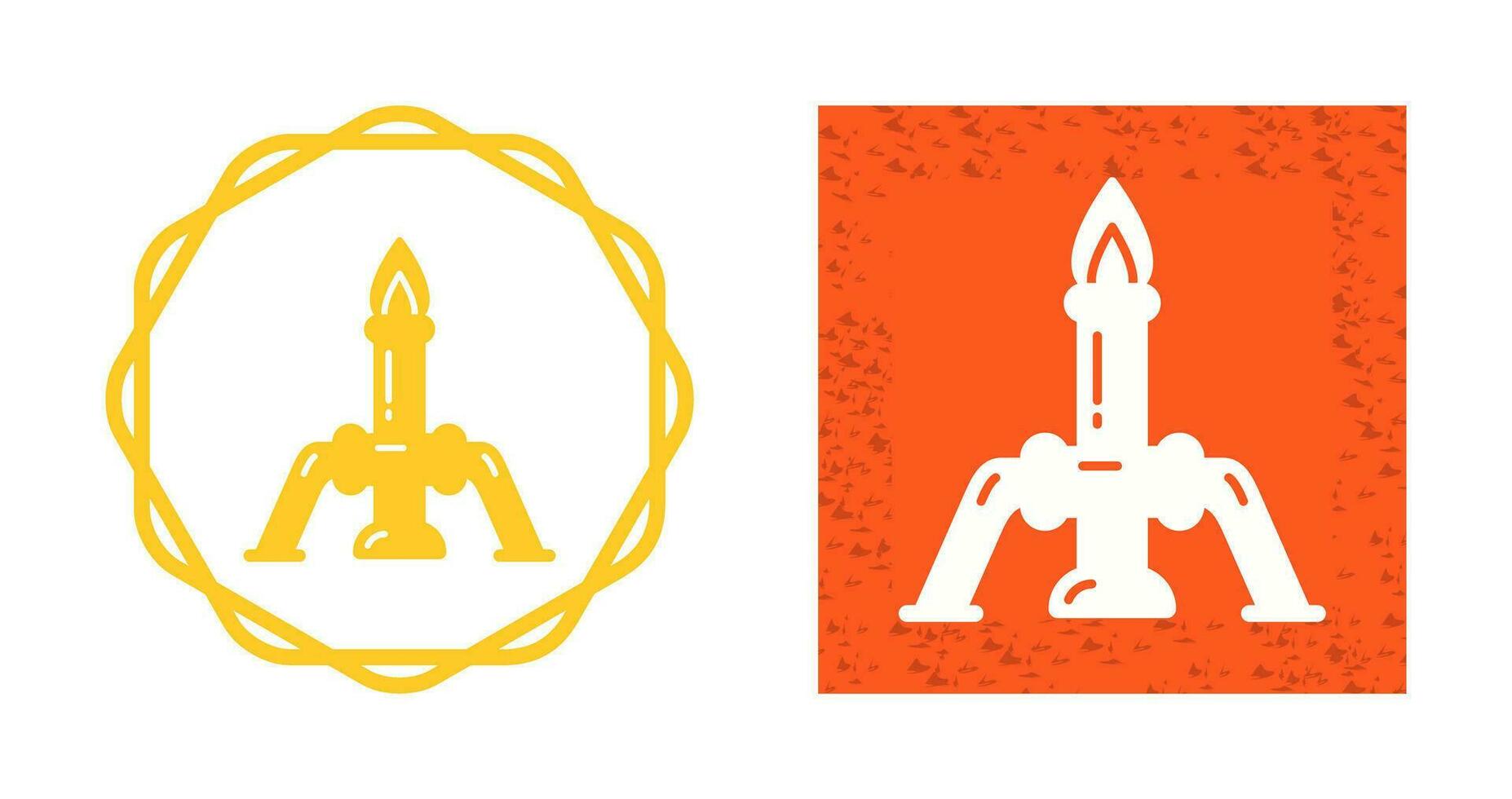 Chemistry Candles Vector Icon