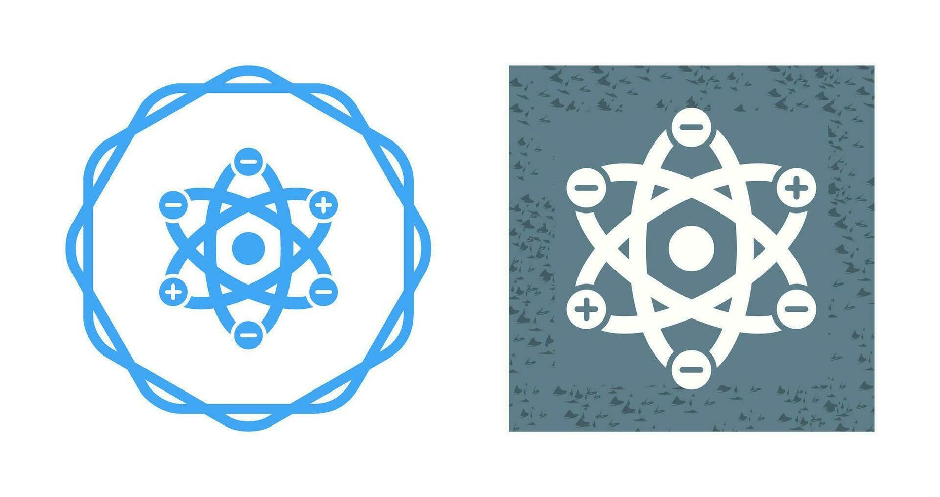 Atom Structure Vector Icon