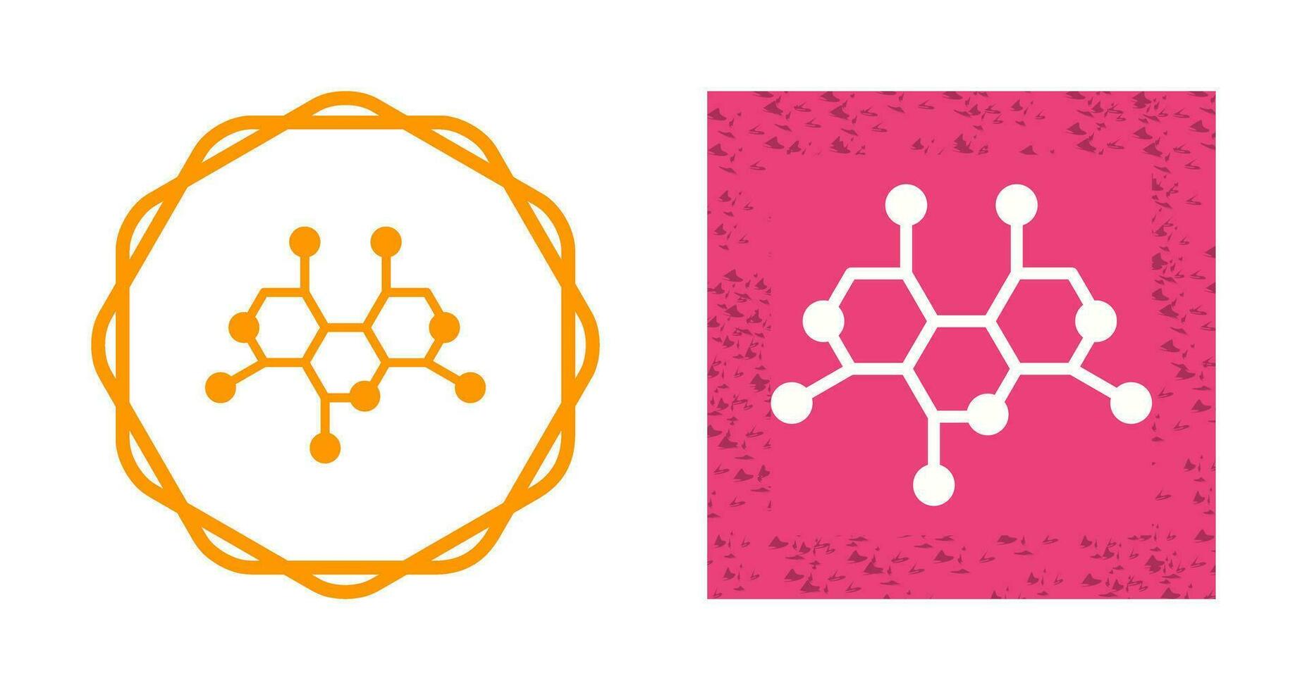 Molecule Structure Vector Icon