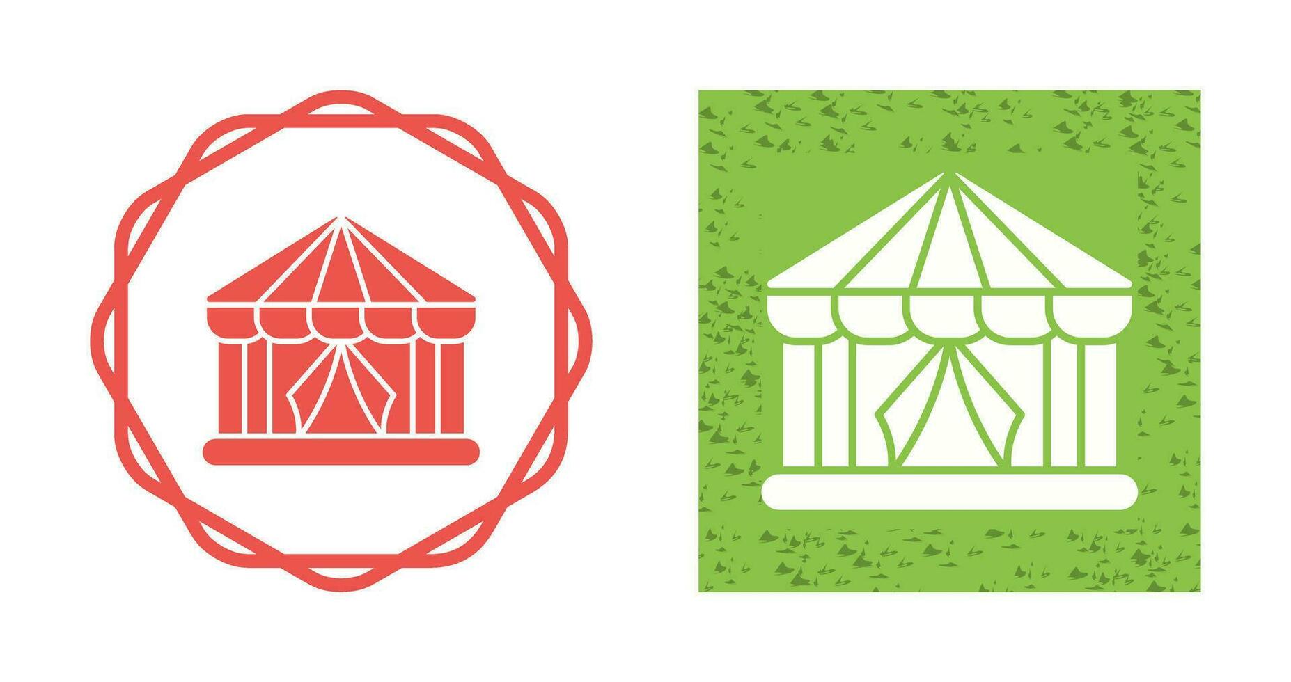 Circus Tent Vector Icon