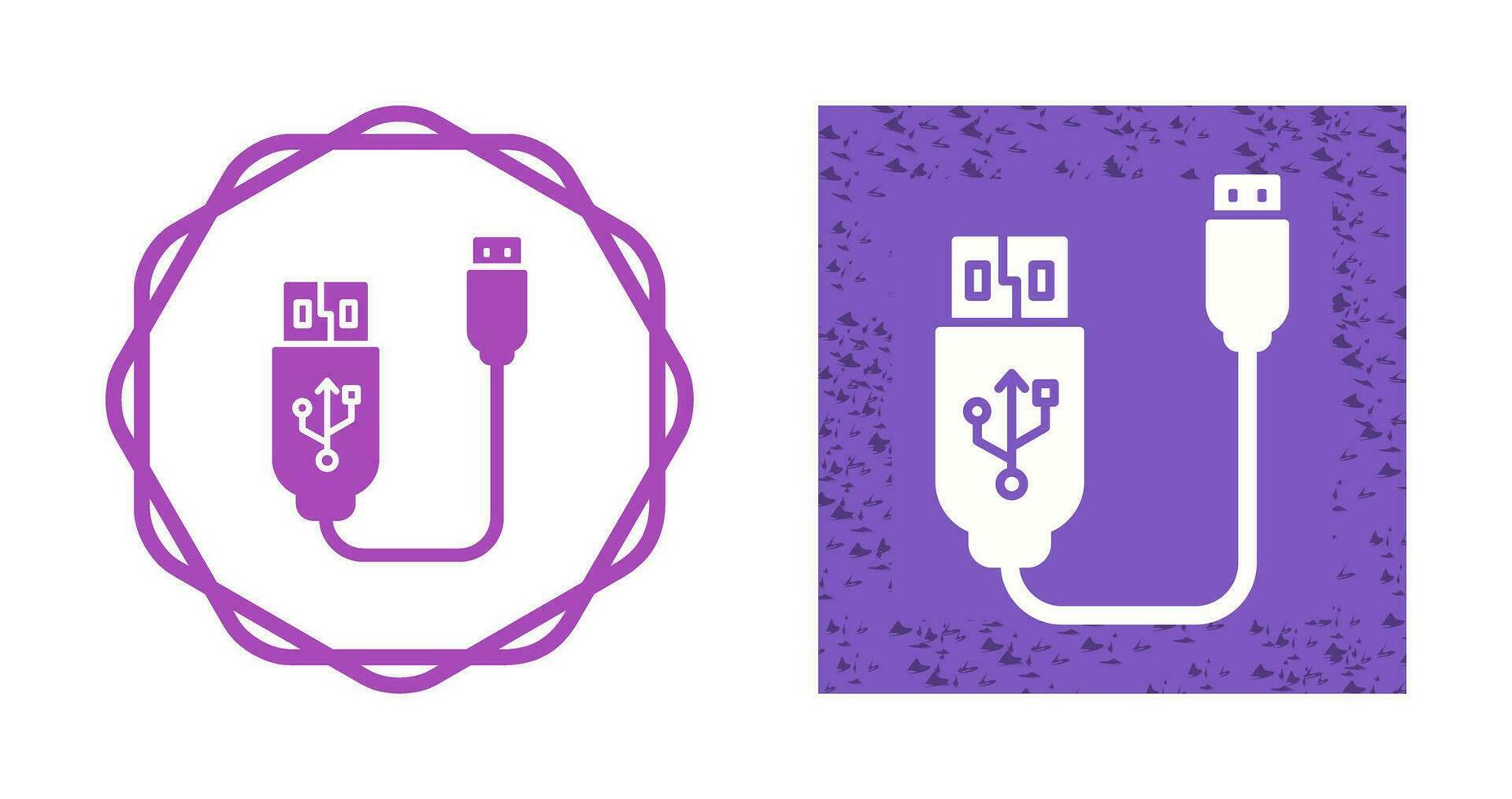 Usb Cable Vector Icon