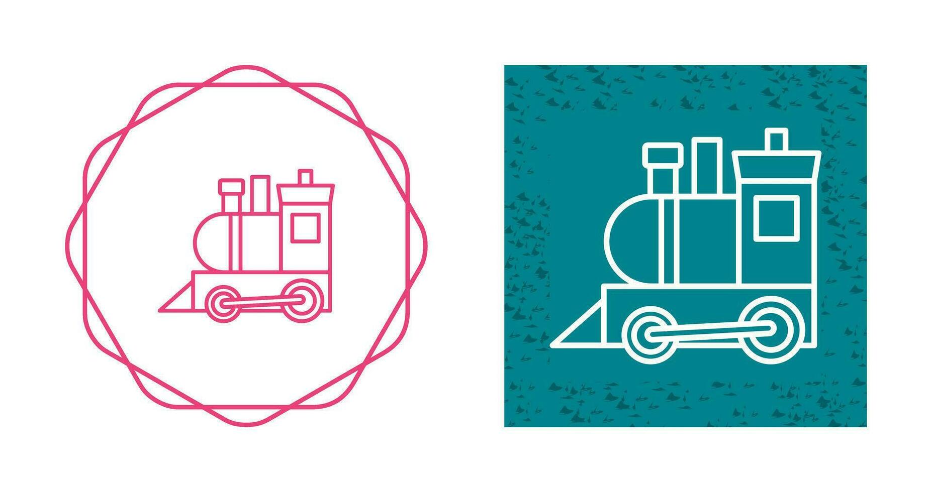 Toy Train Vector Icon