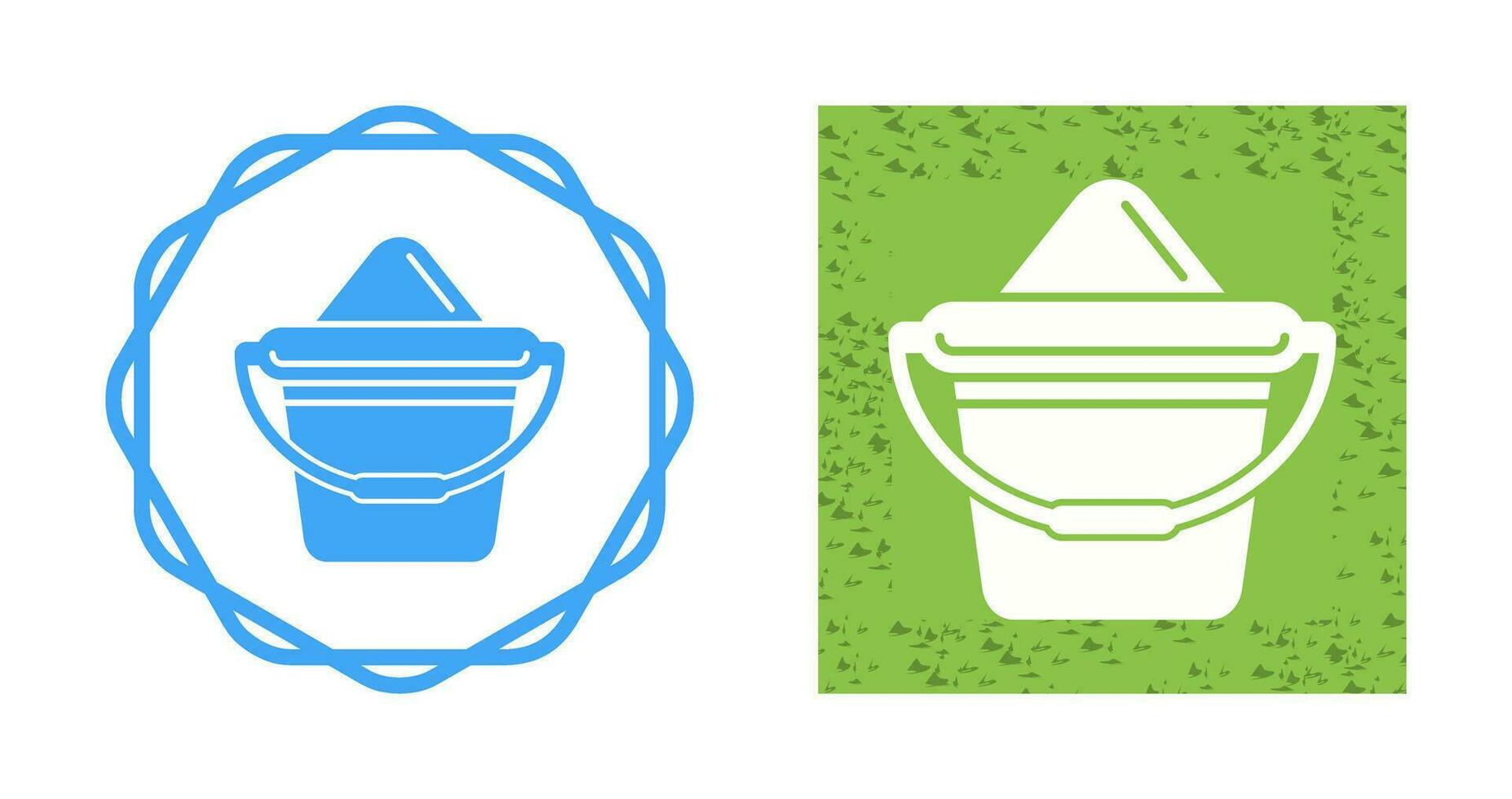 Sand Bucket Vector Icon