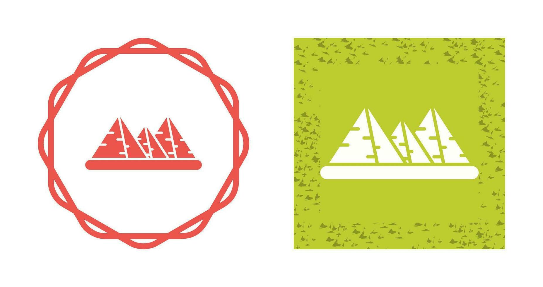 Pyramid Vector Icon