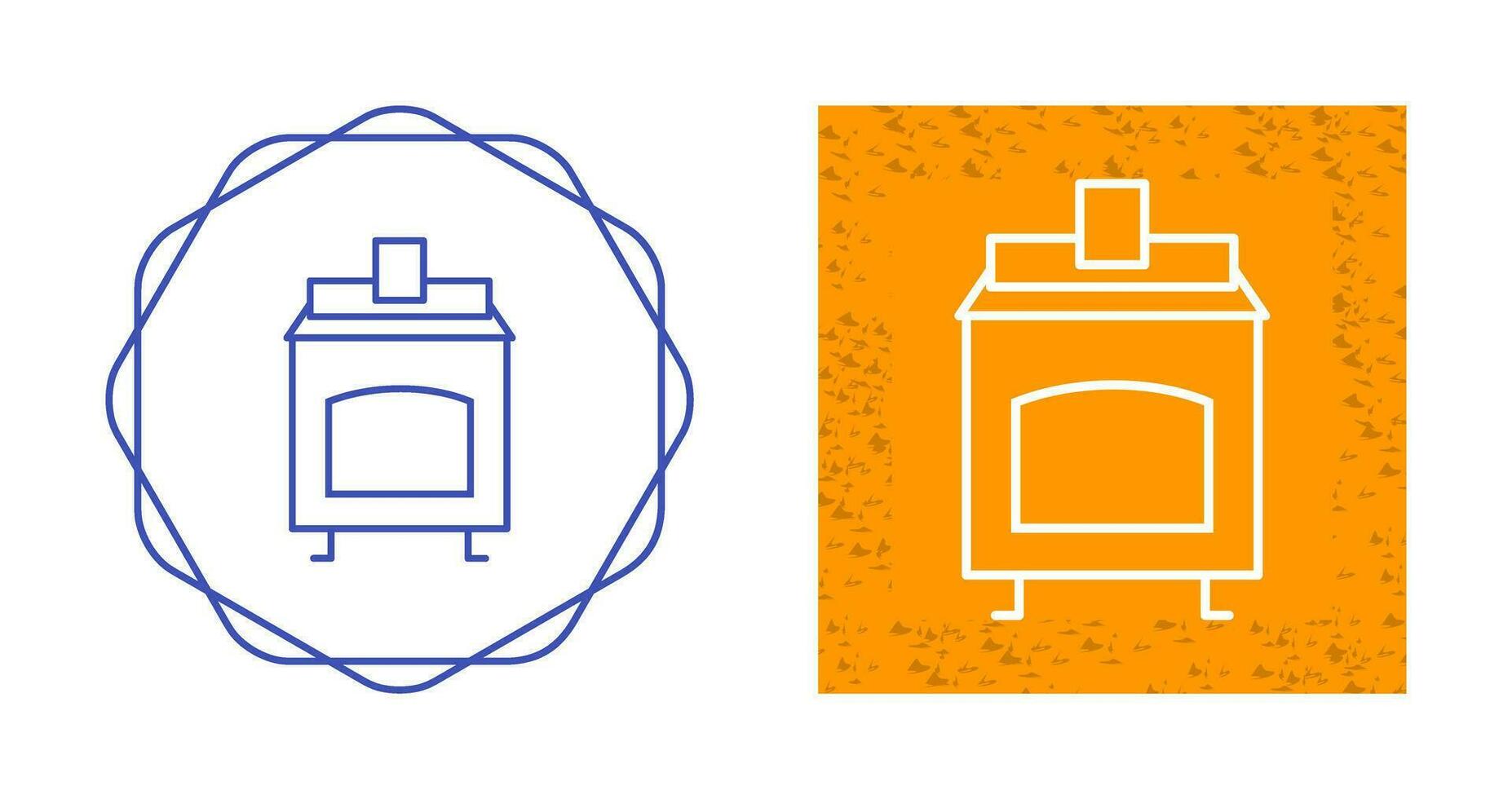 Coal Furnace Vector Icon