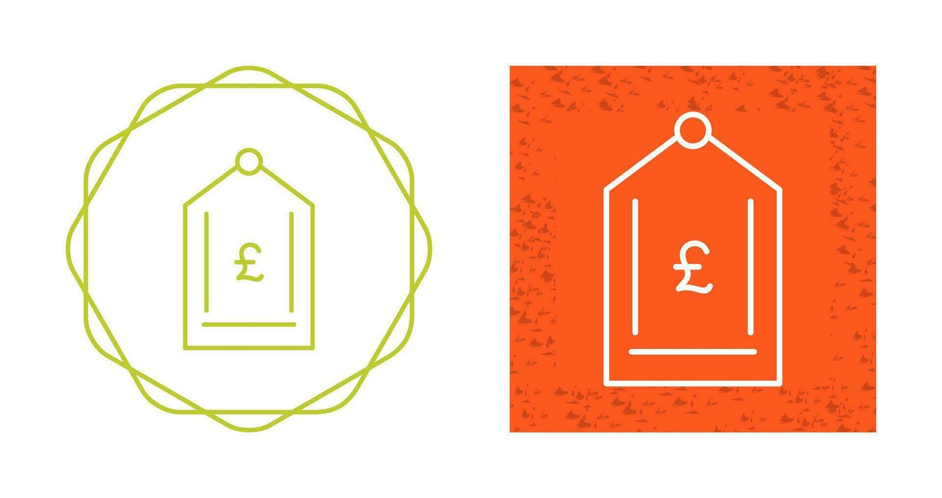 Pound Tag Vector Icon