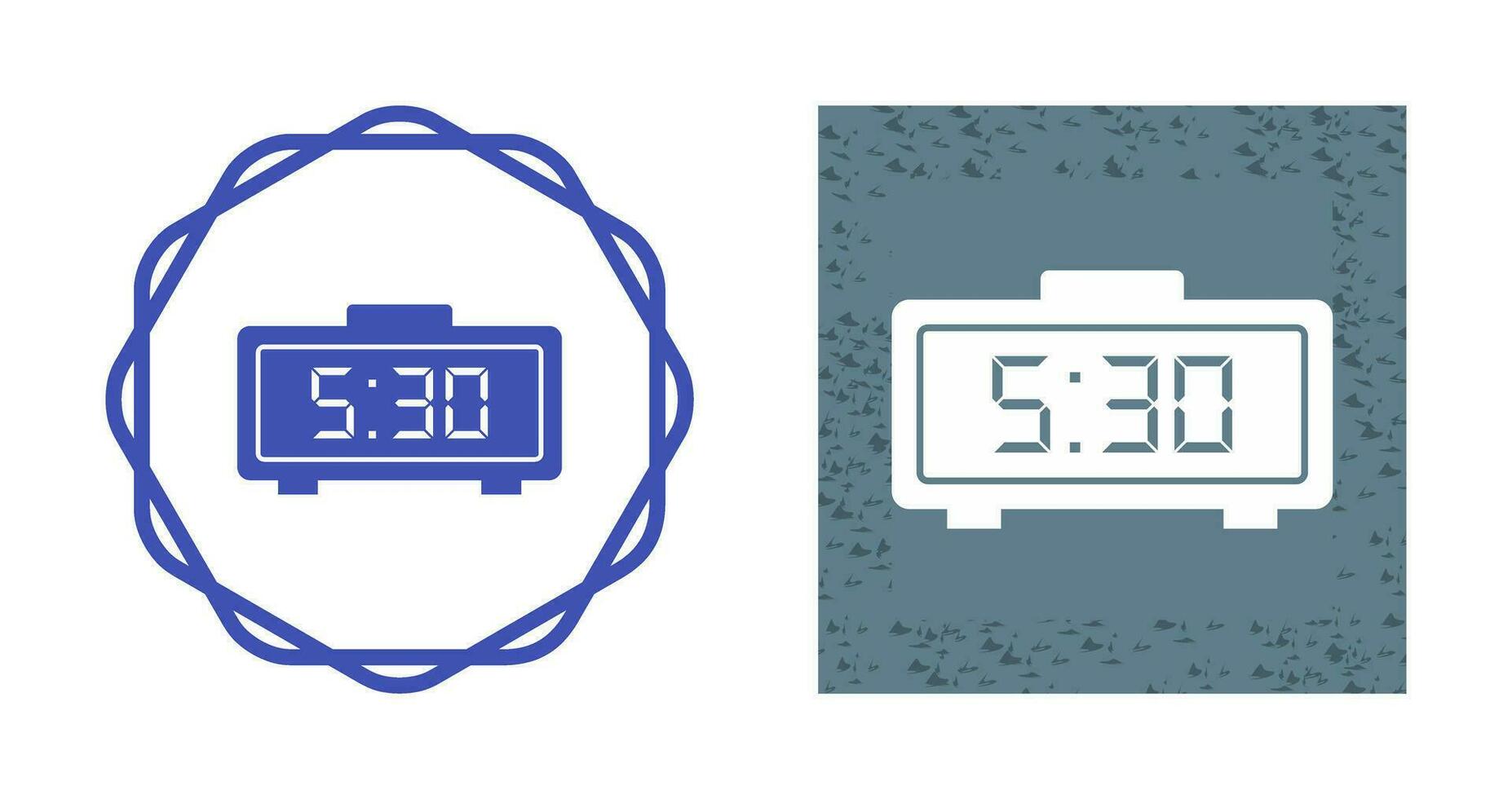 Digital Clock Vector Icon