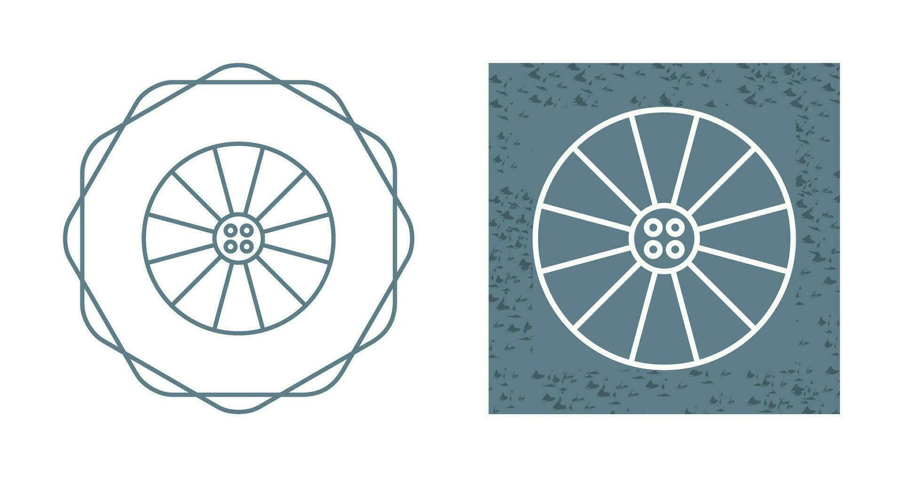 Wheel Vector Icon