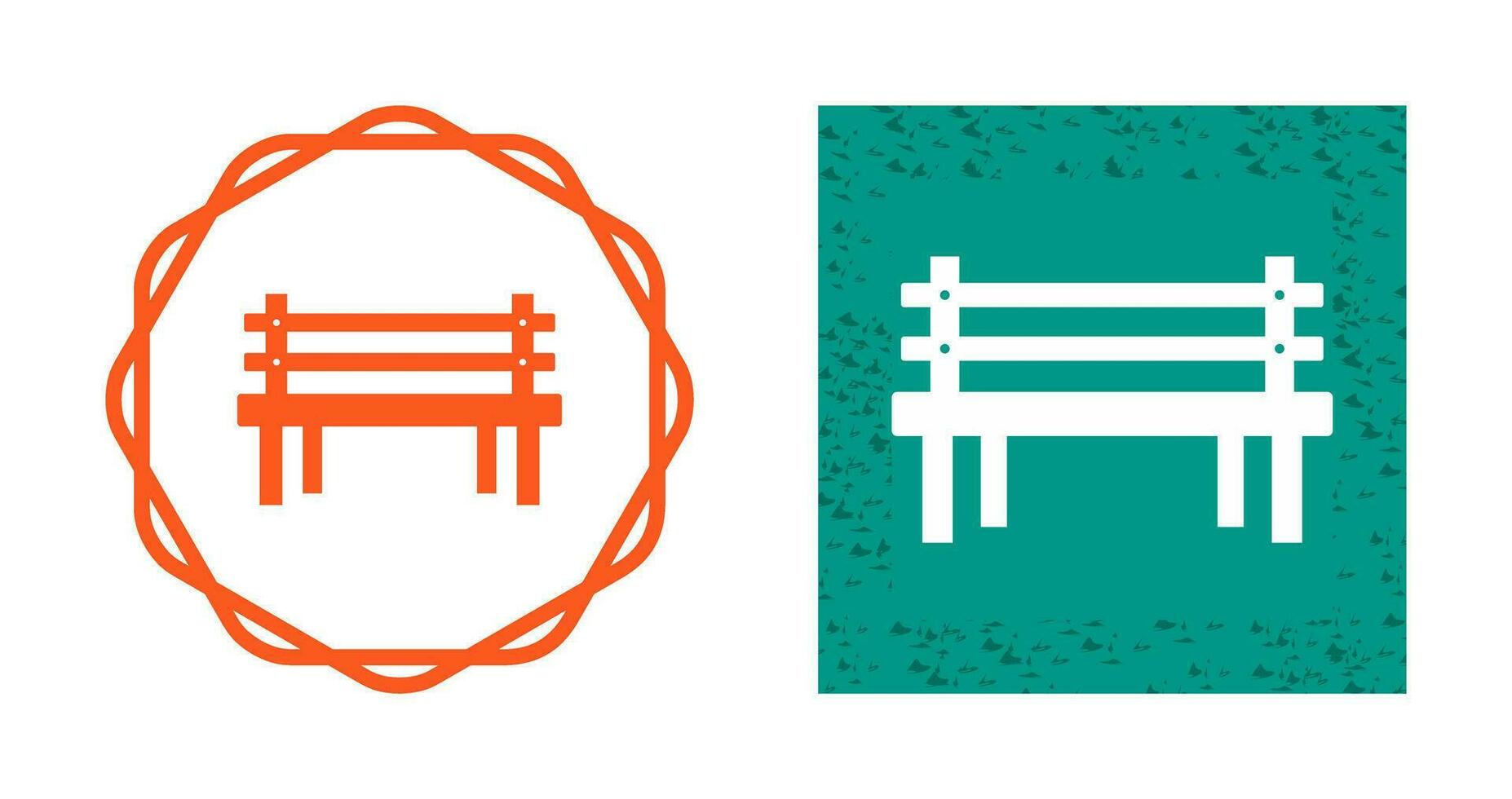 Wooden Bench Vector Icon