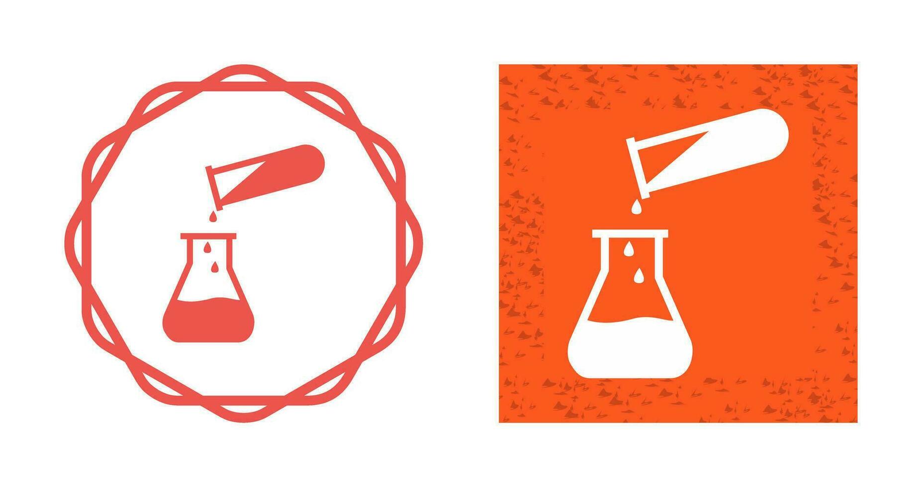 Pouring Chemical Vector Icon