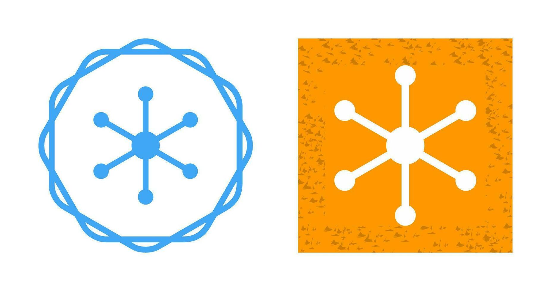 Molecular Structure Vector Icon