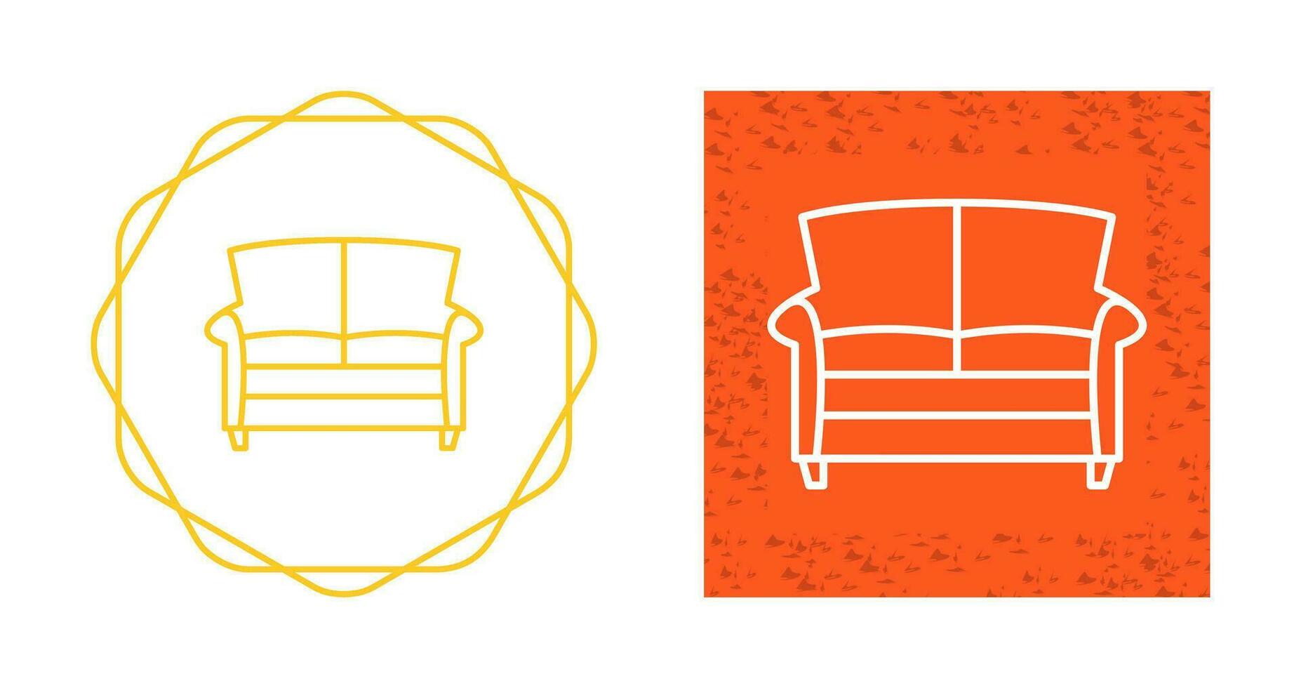 Double Sofa Vector Icon