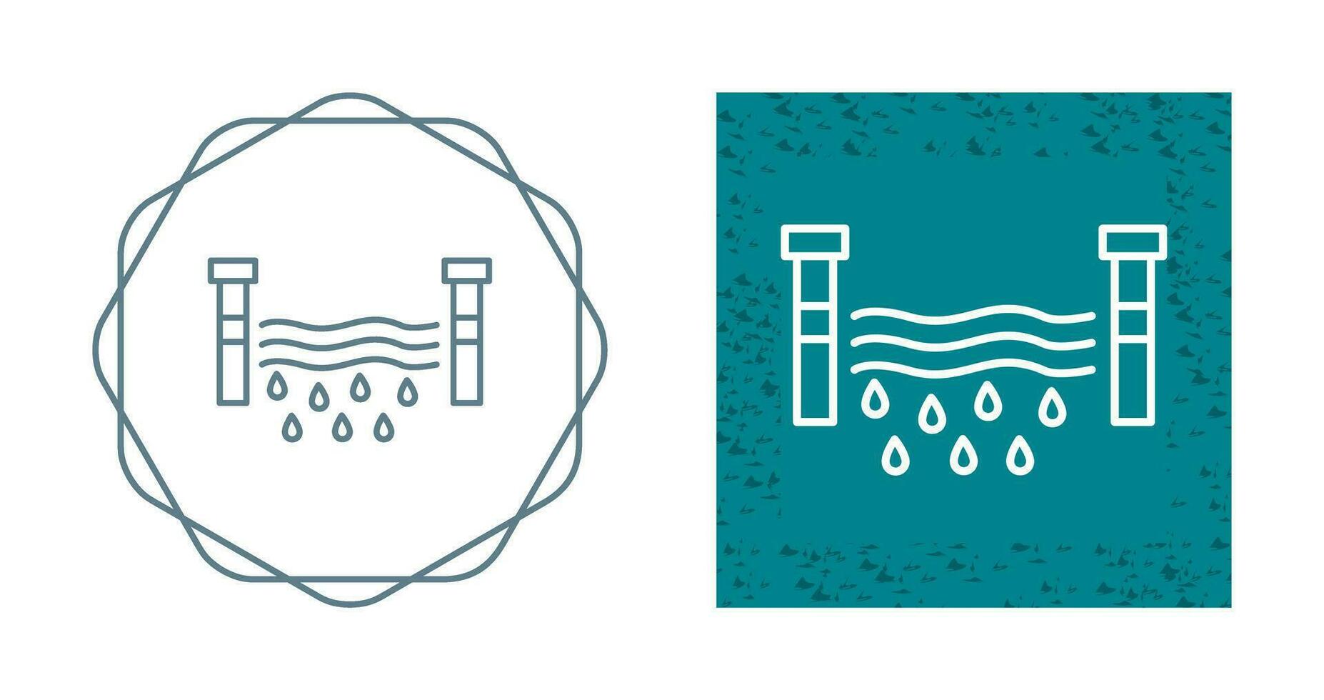 Water Dam Vector Icon