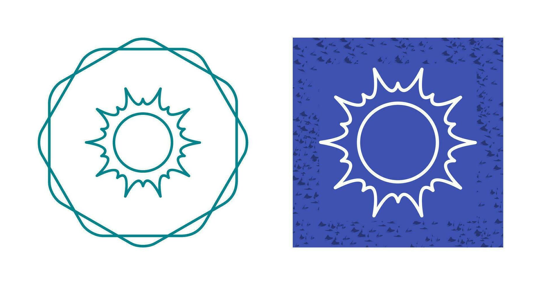 icono de vector de sol