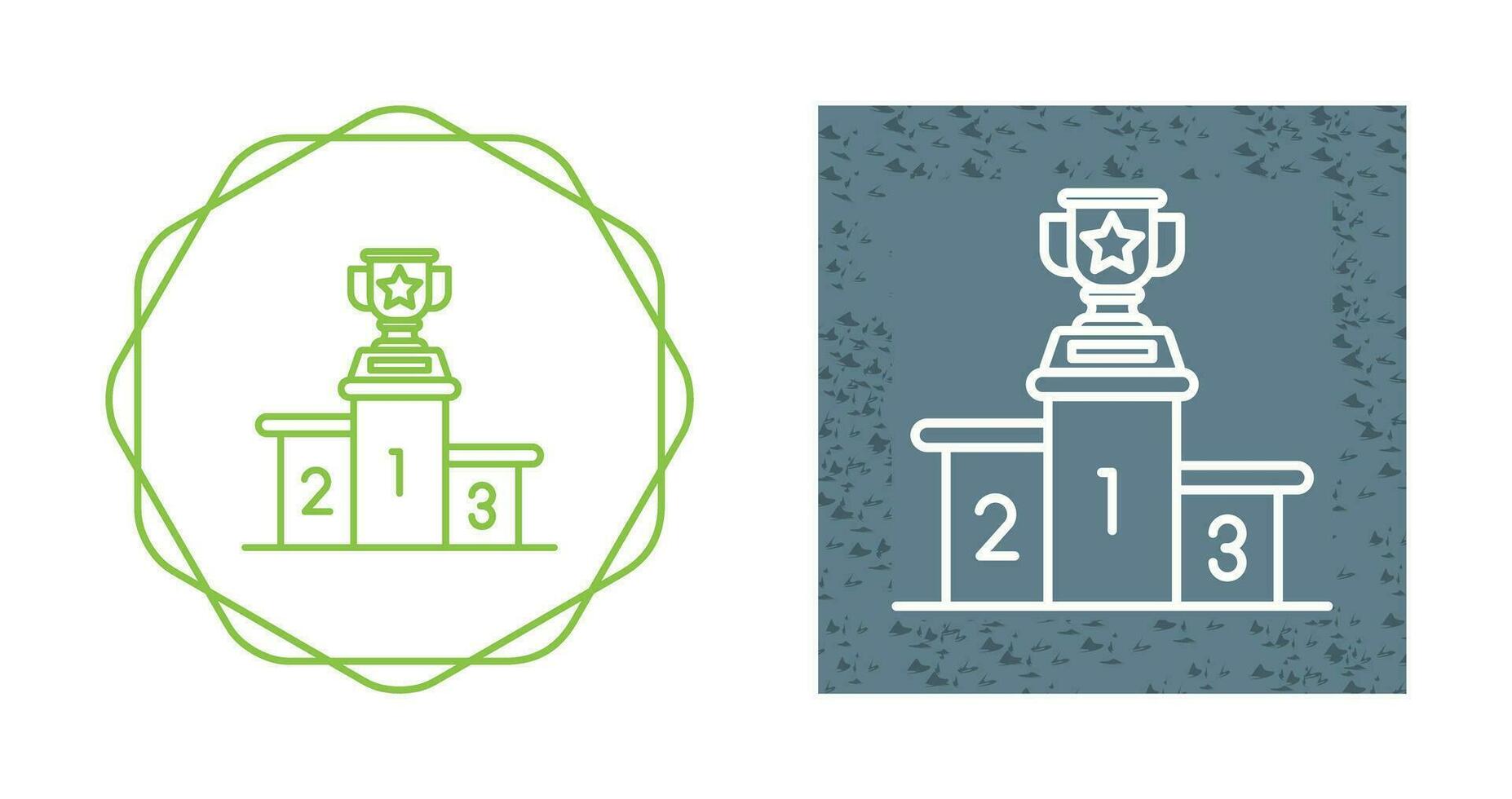 Podium Vector Icon