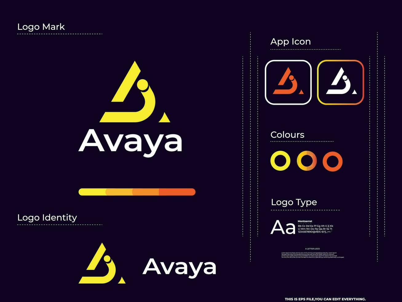 letter logo design vector