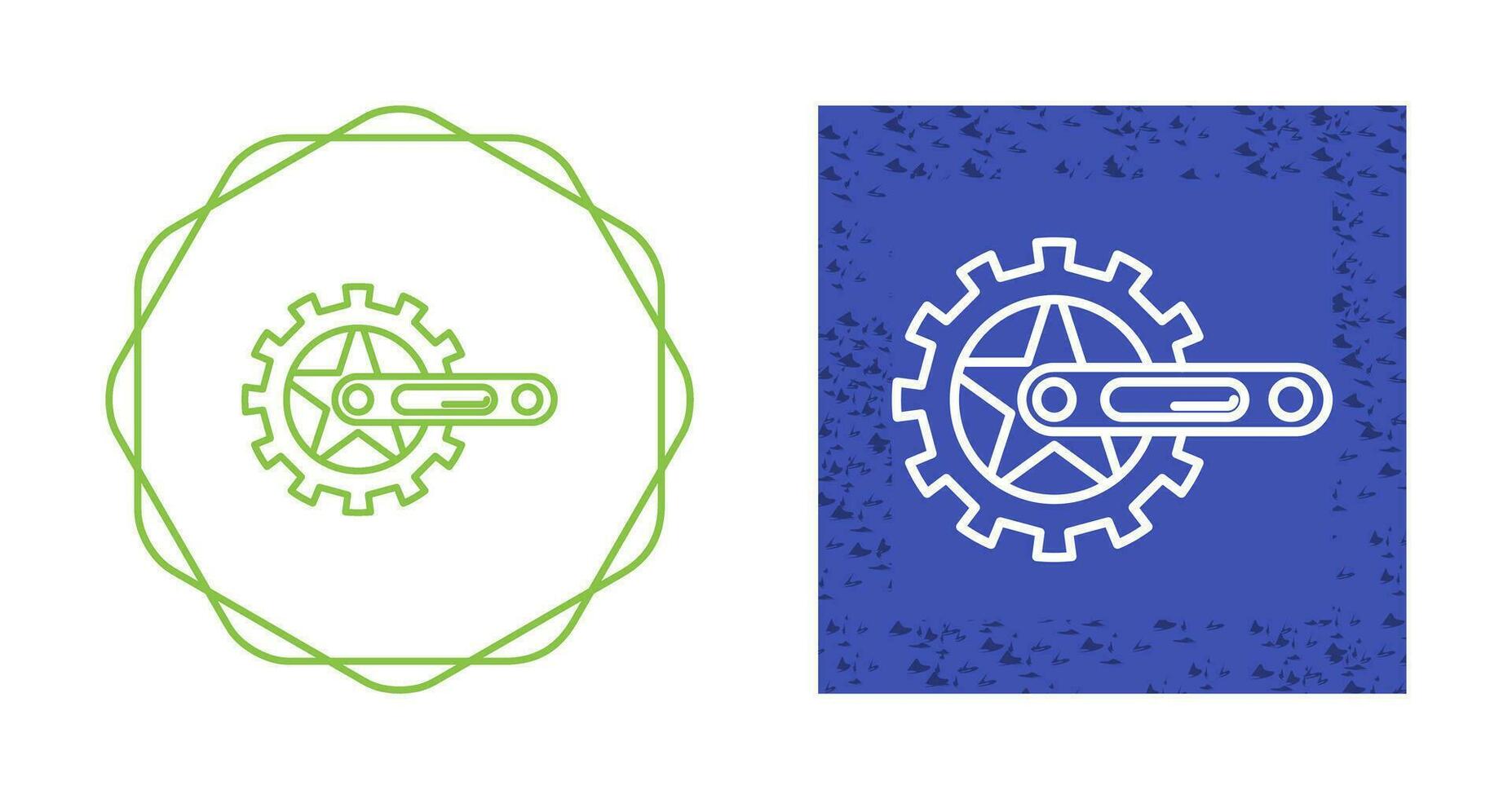 Crankset Vector Icon
