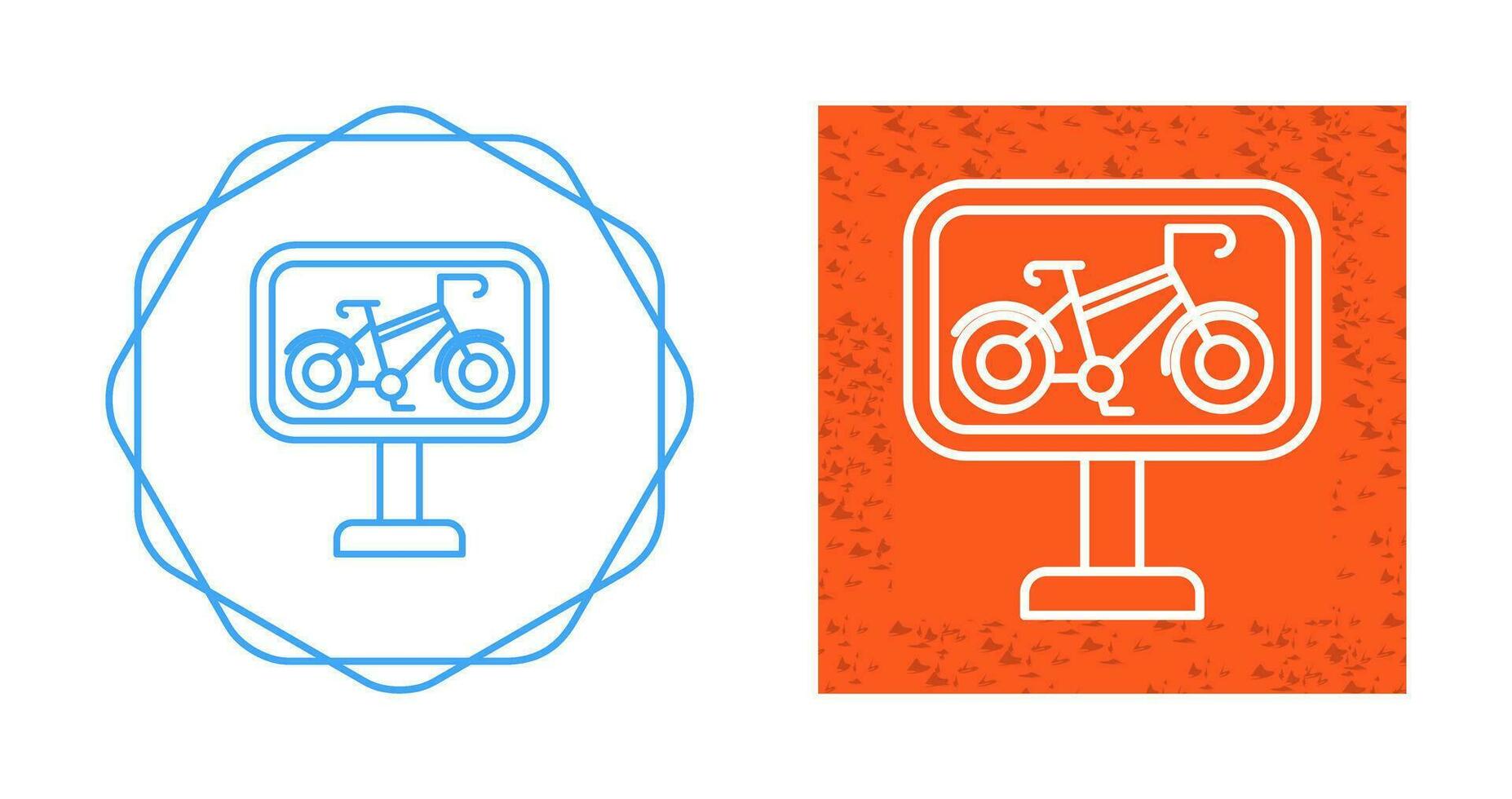 Bike Lane Vector Icon