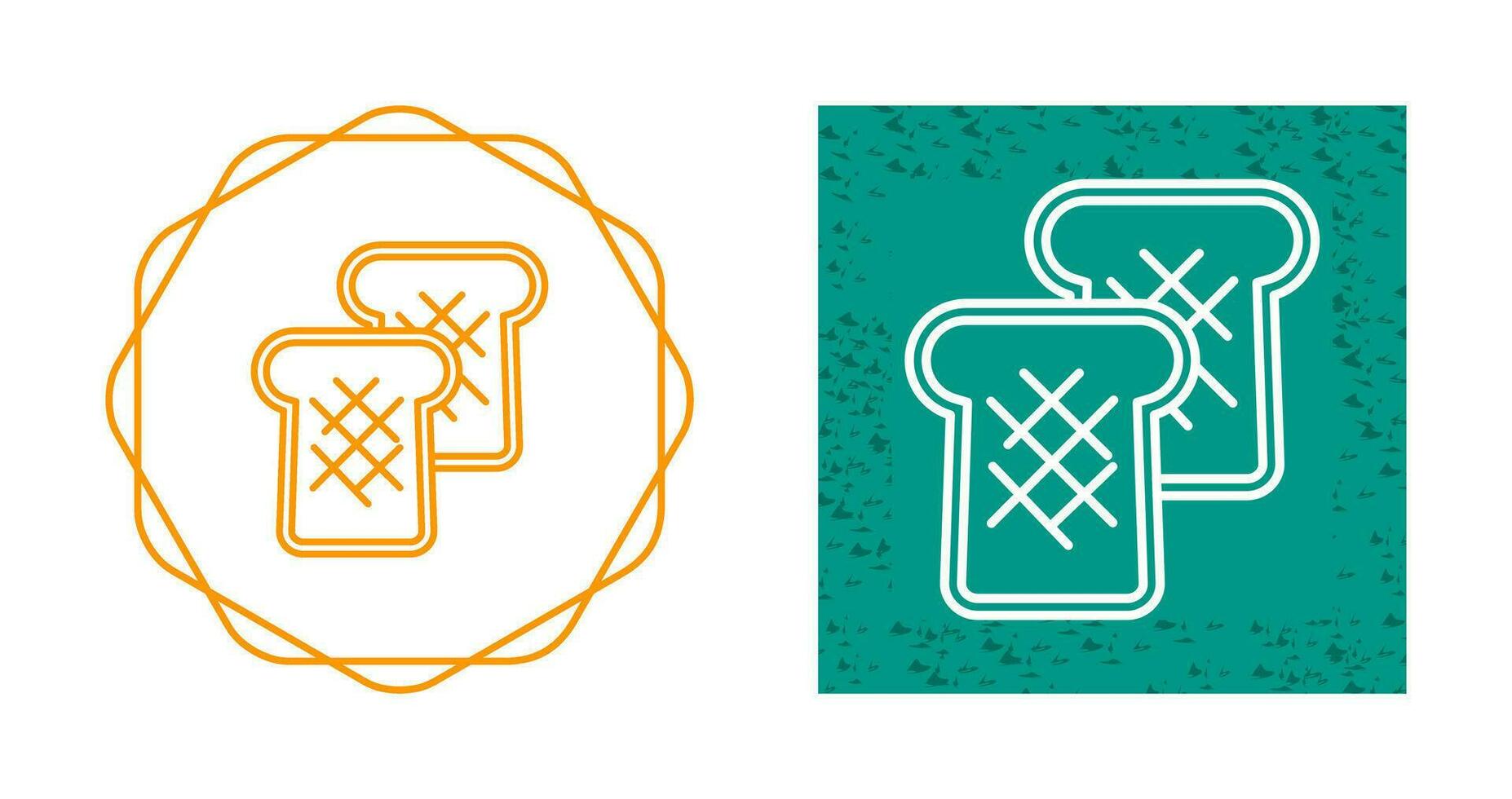 Toast Bread Vector Icon