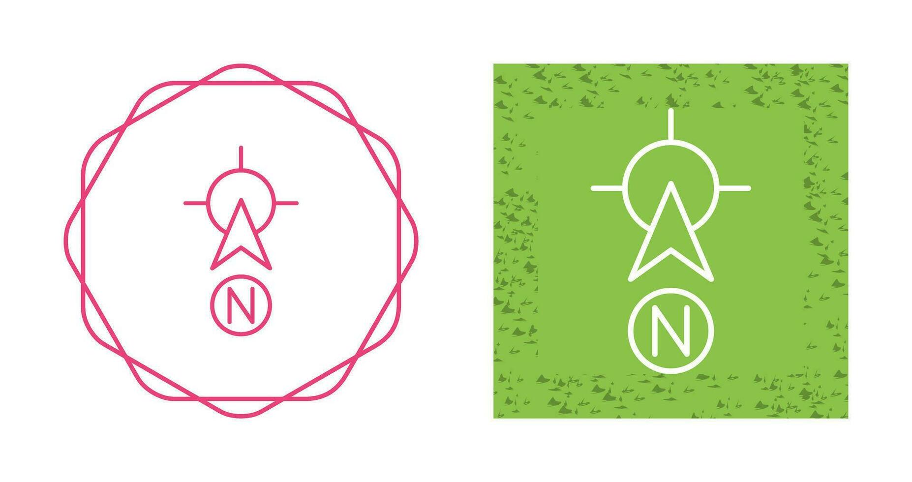 North Vector Icon