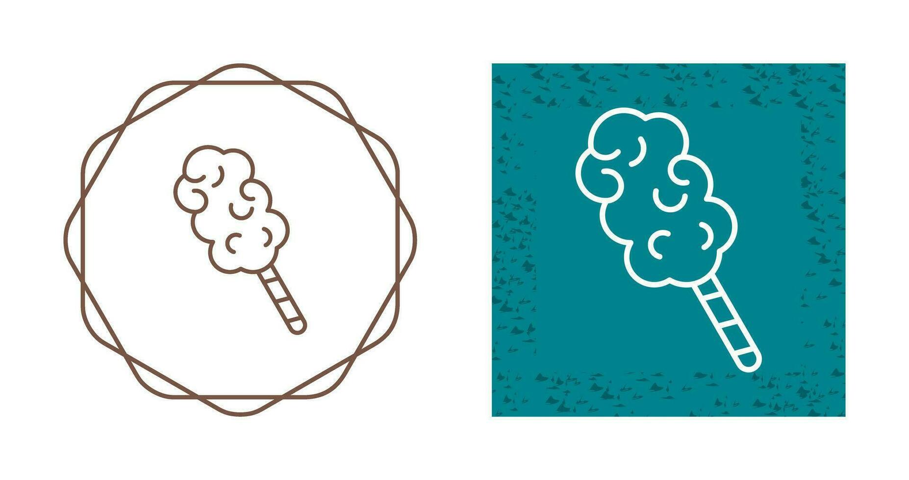 Cotton Candy Vector Icon