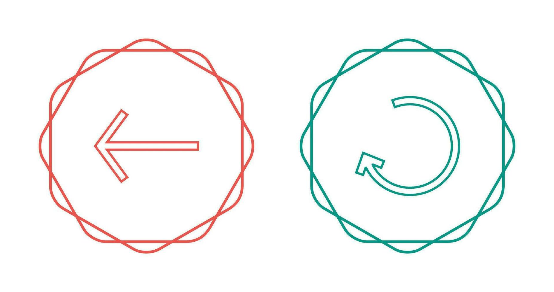 Left Back Arrow Vector Icon