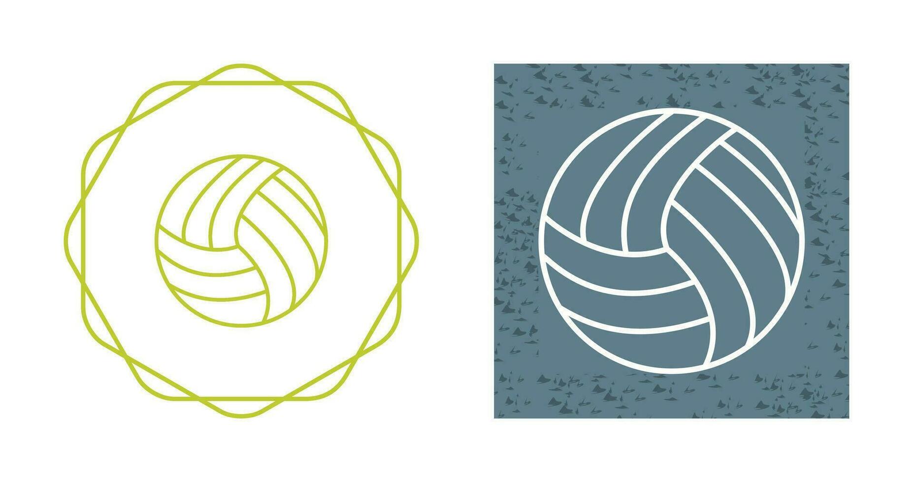 icono de vector de pelota de voleibol