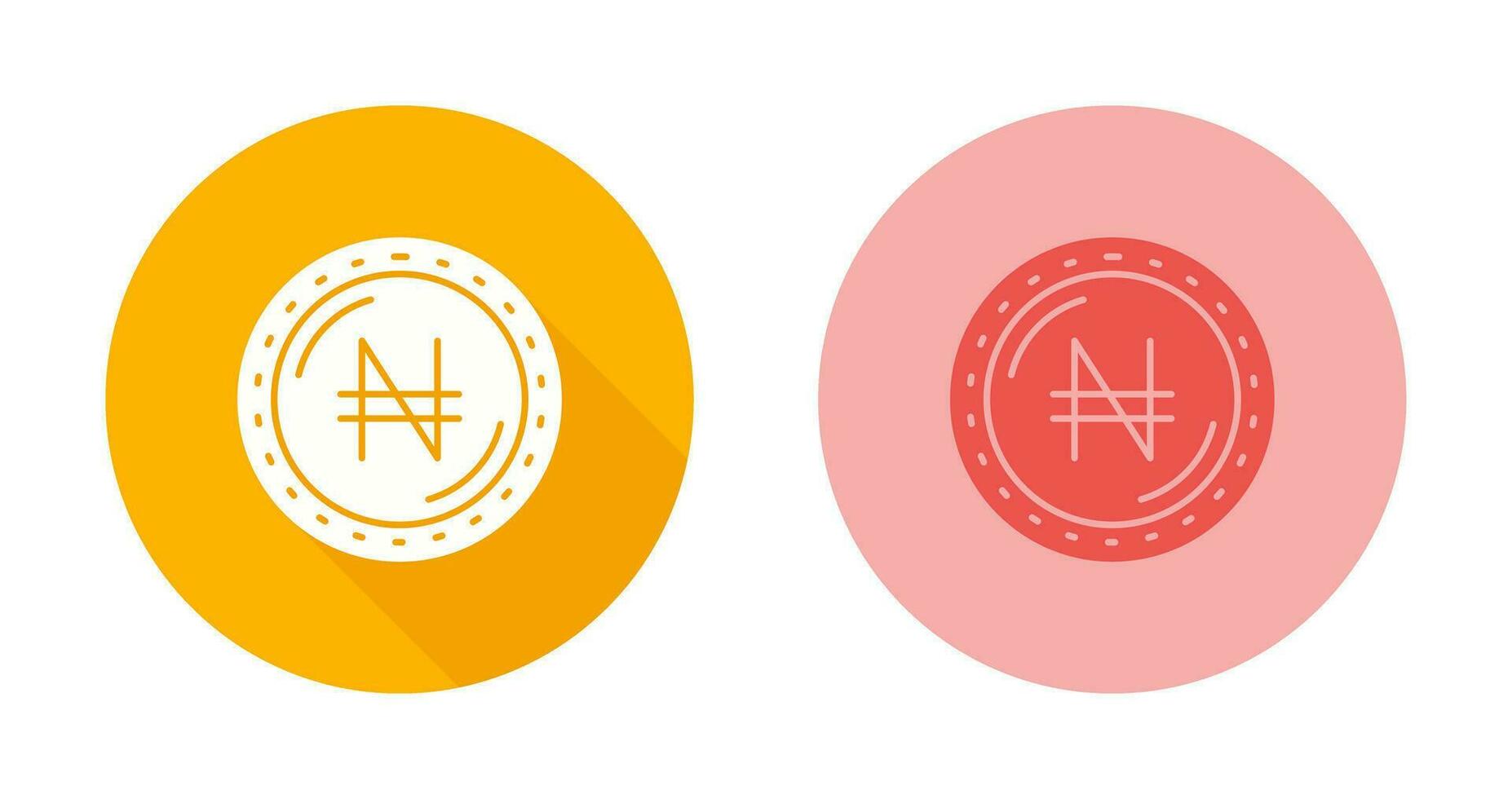 Naira Currency Vector Icon
