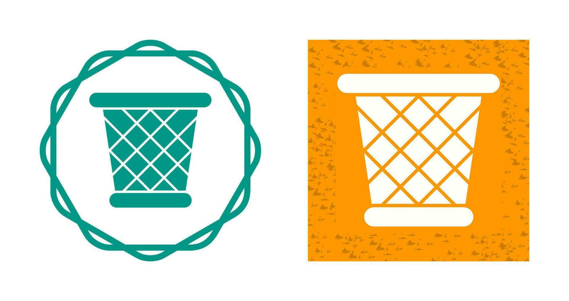 Paper Bin Vector Icon