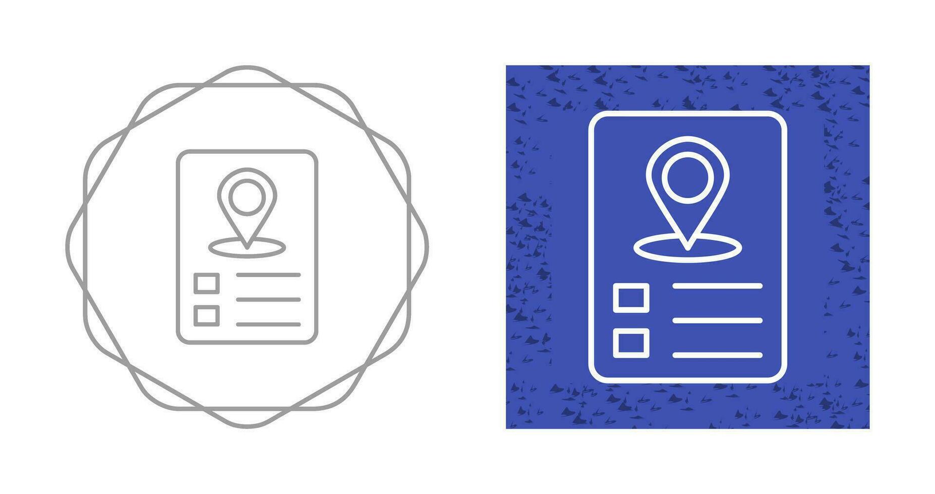 Itinerary Vector Icon