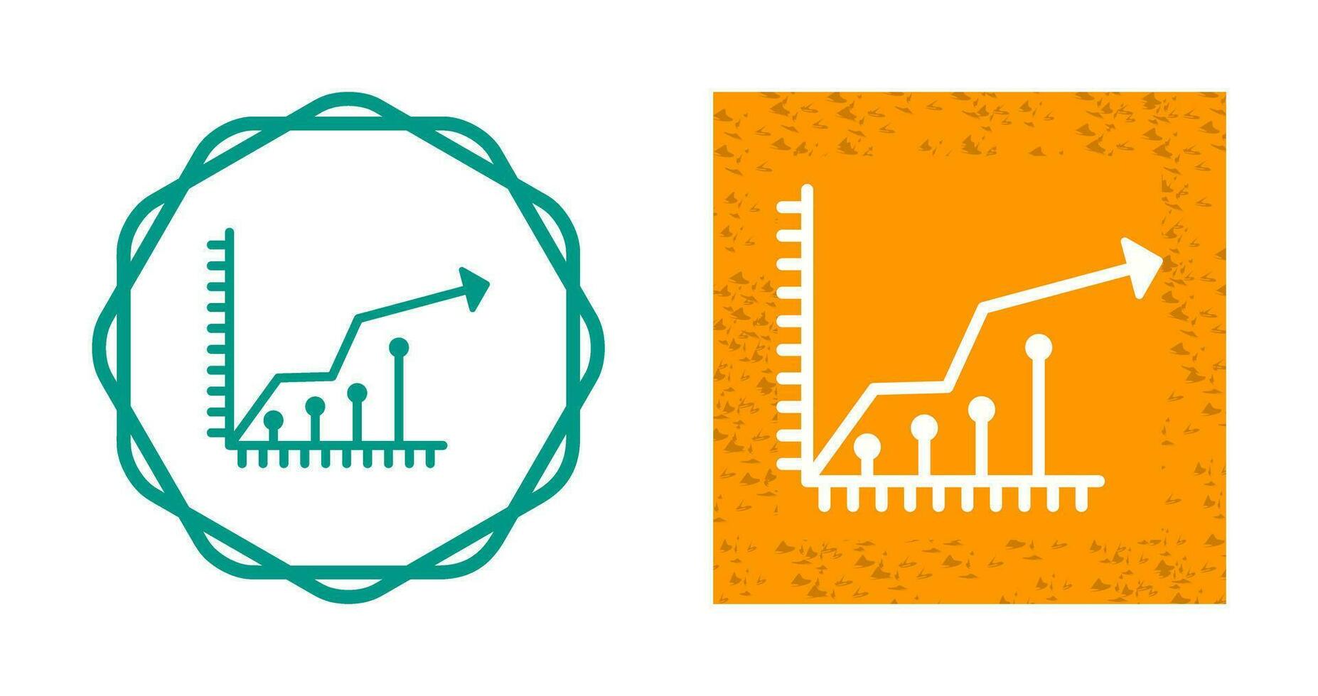 icono de vector de crecimiento de mercado