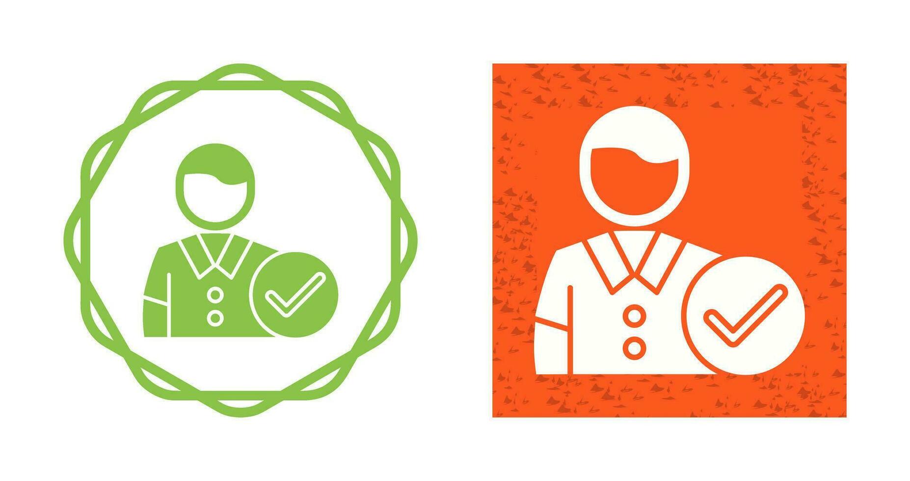 Man Accept Vector Icon