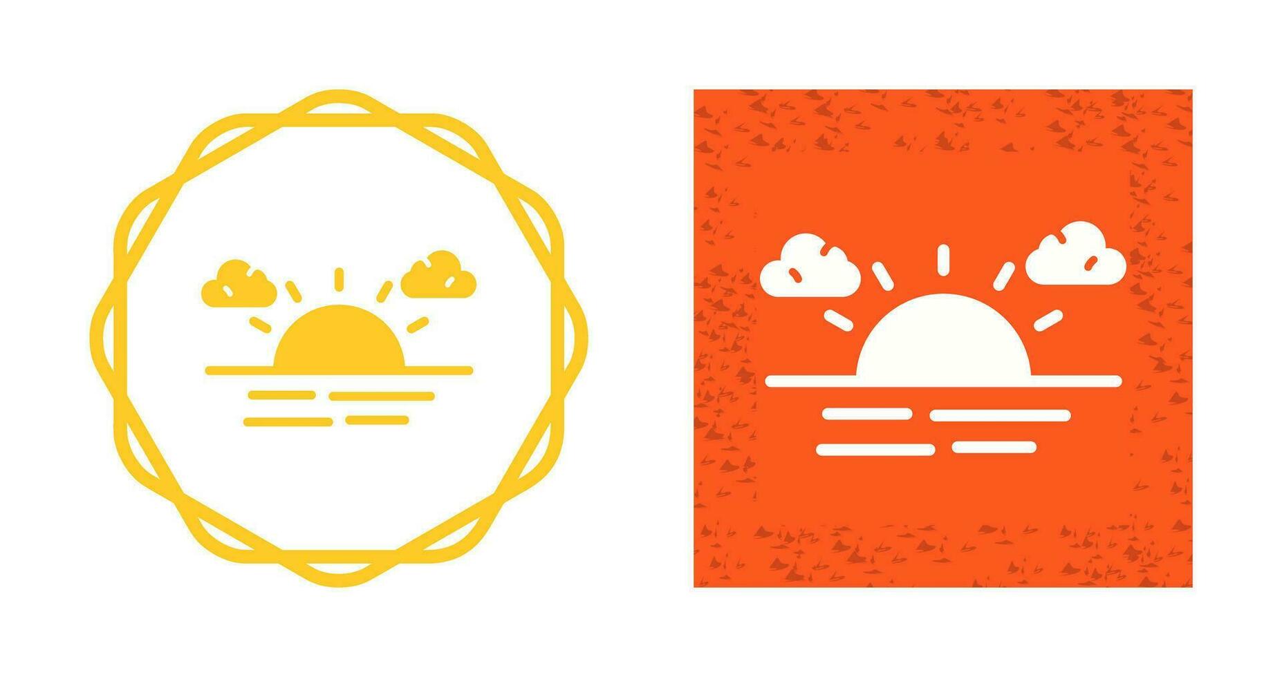 Sunset Vector Icon