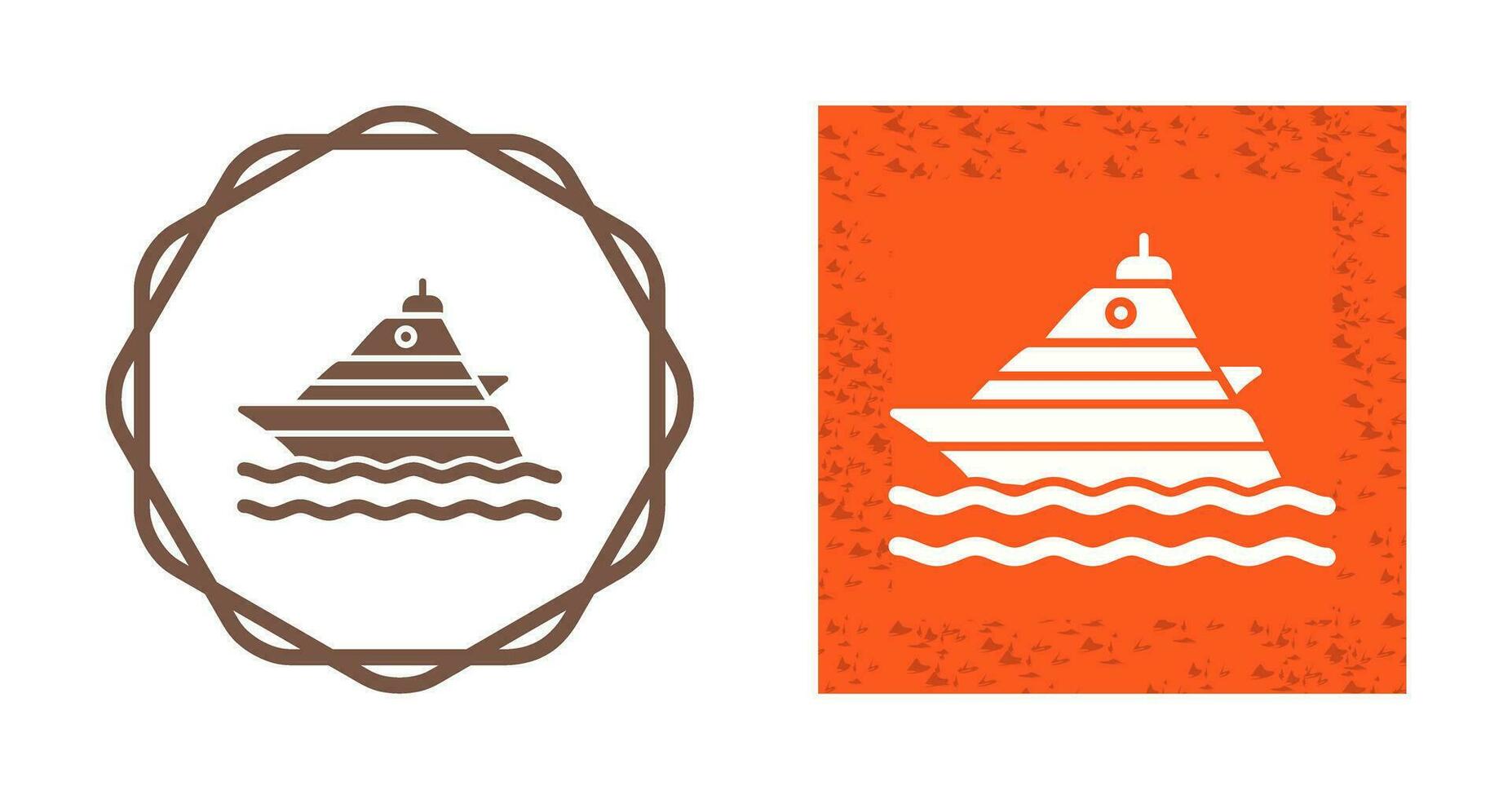 Yacht Vector Icon