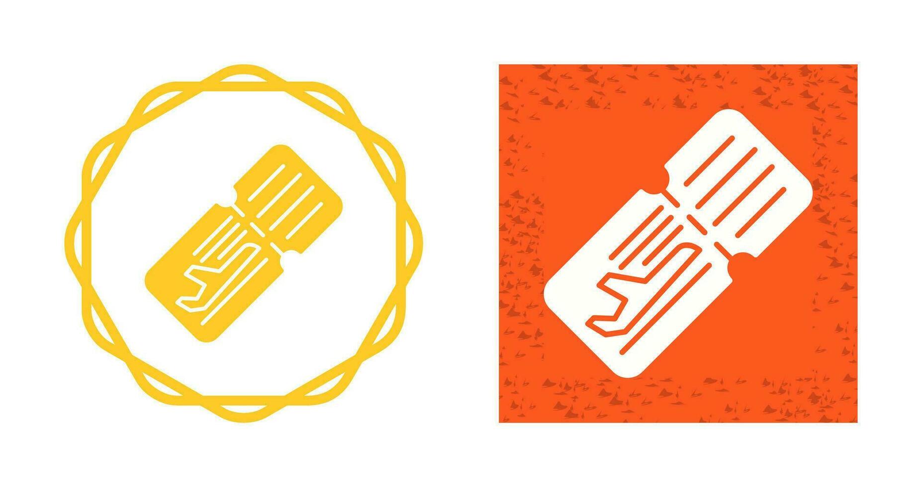 Plane Ticket Vector Icon
