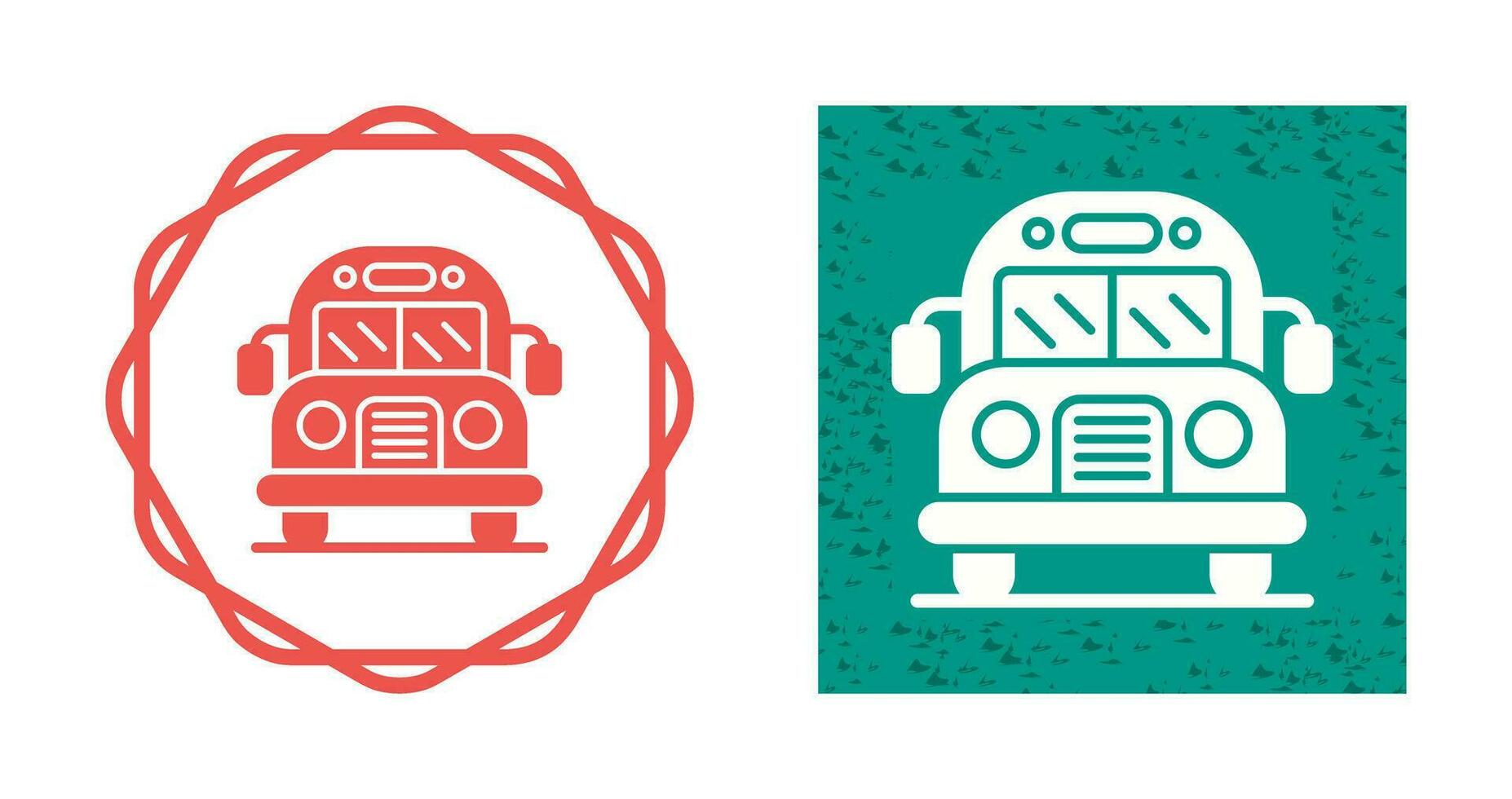 School Bus Vector Icon