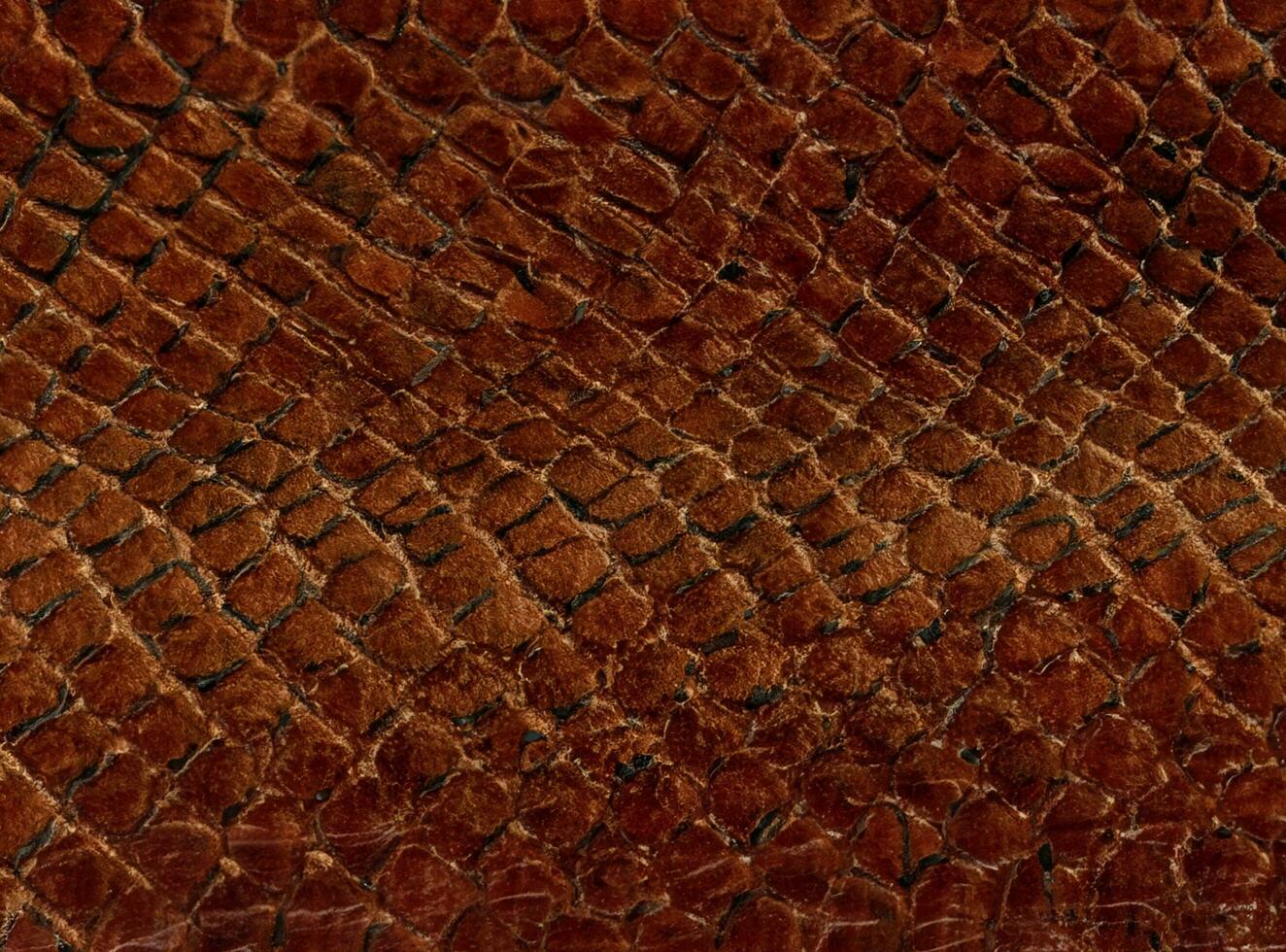 Brown leather texture background photo