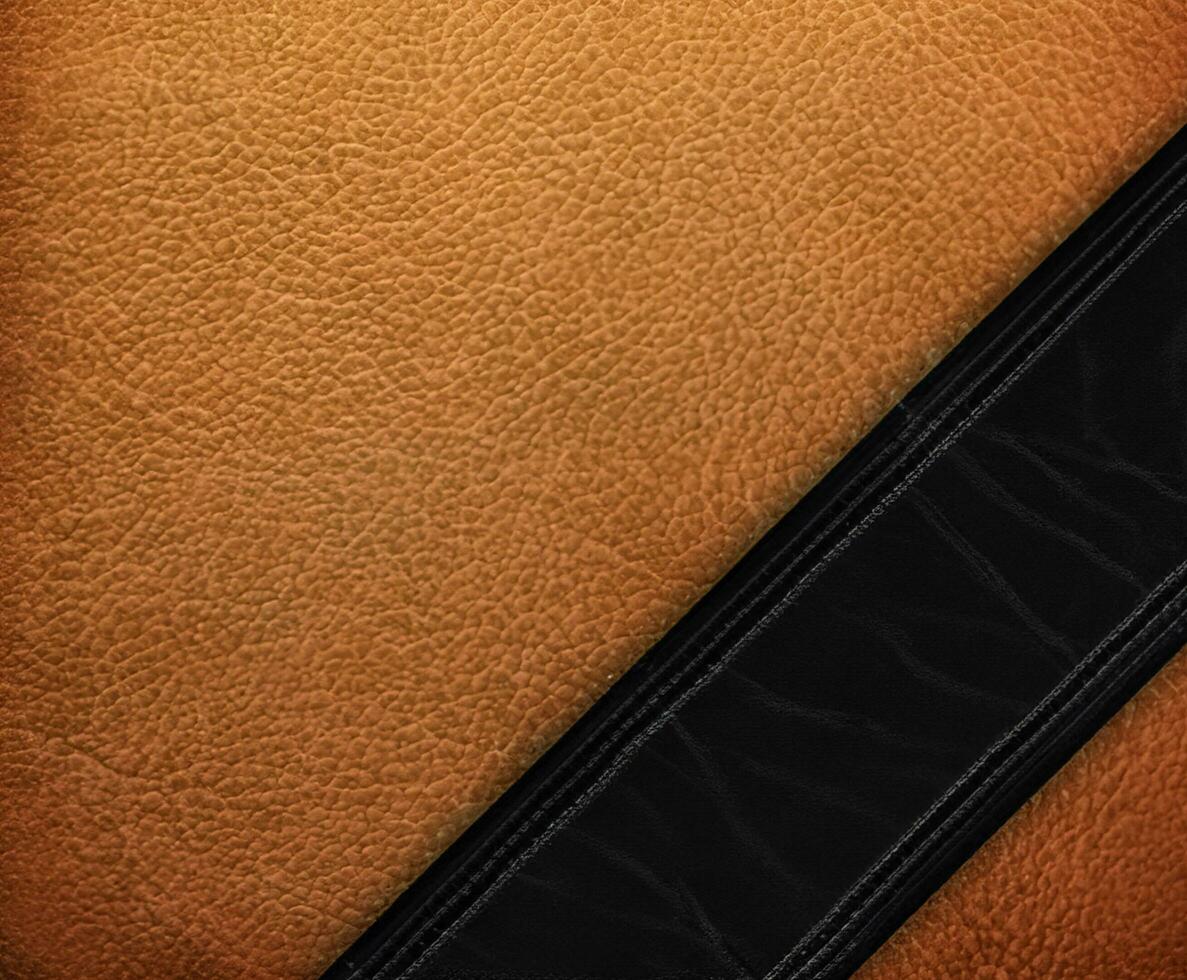 Brown leather texture background photo