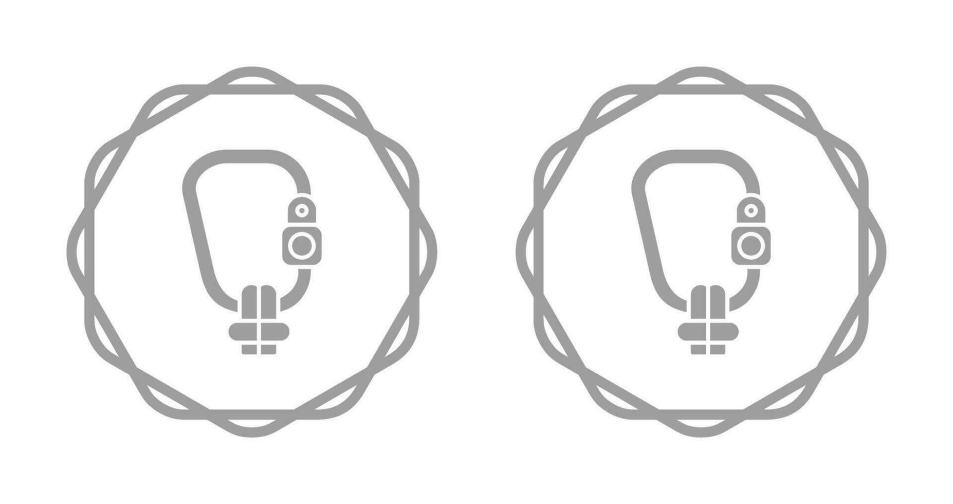 Carabiner Vector Icon