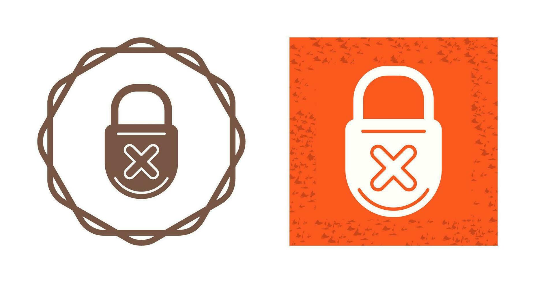 Unprotected Vector Icon
