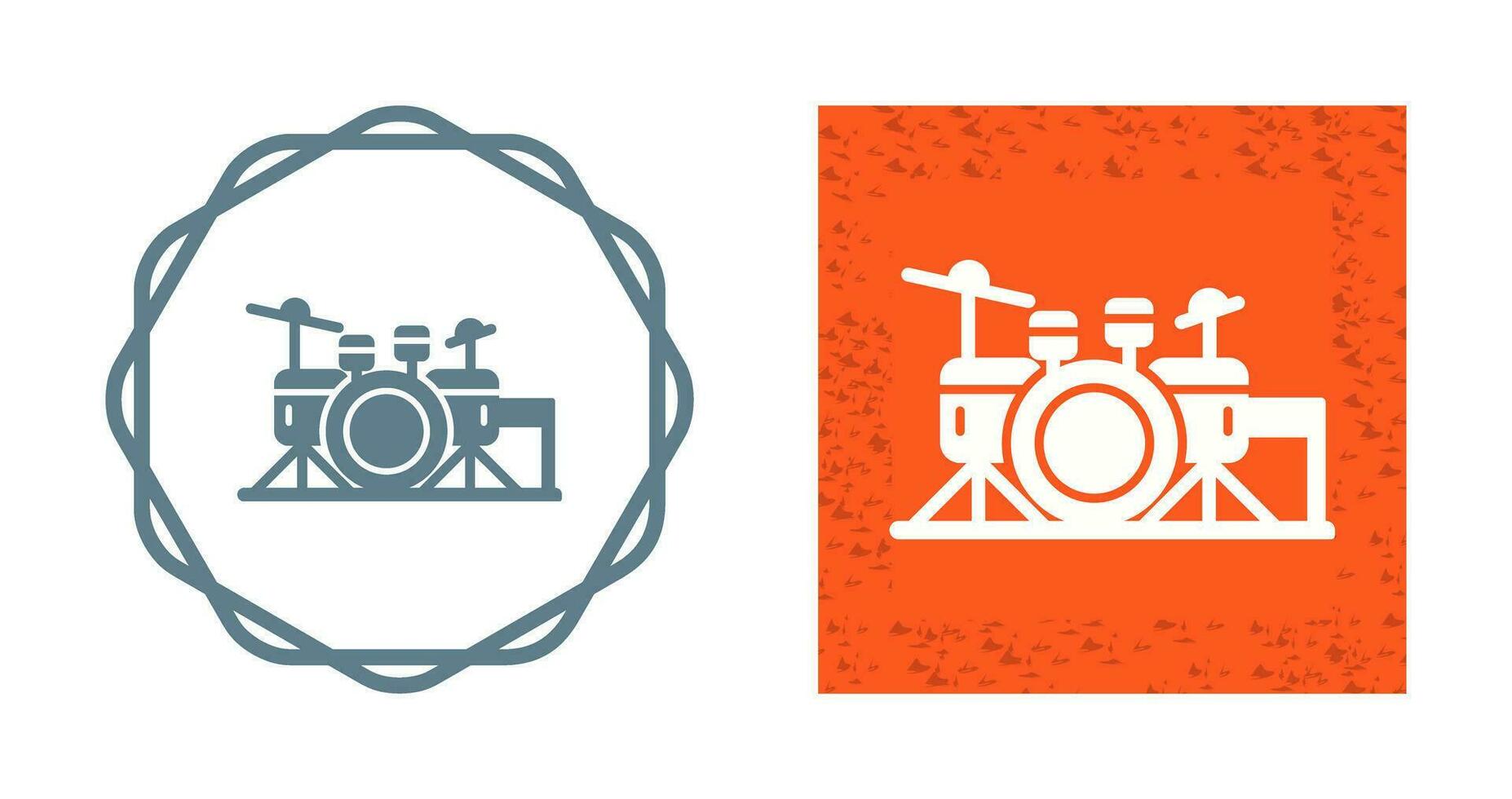 Drum Set Vector Icon