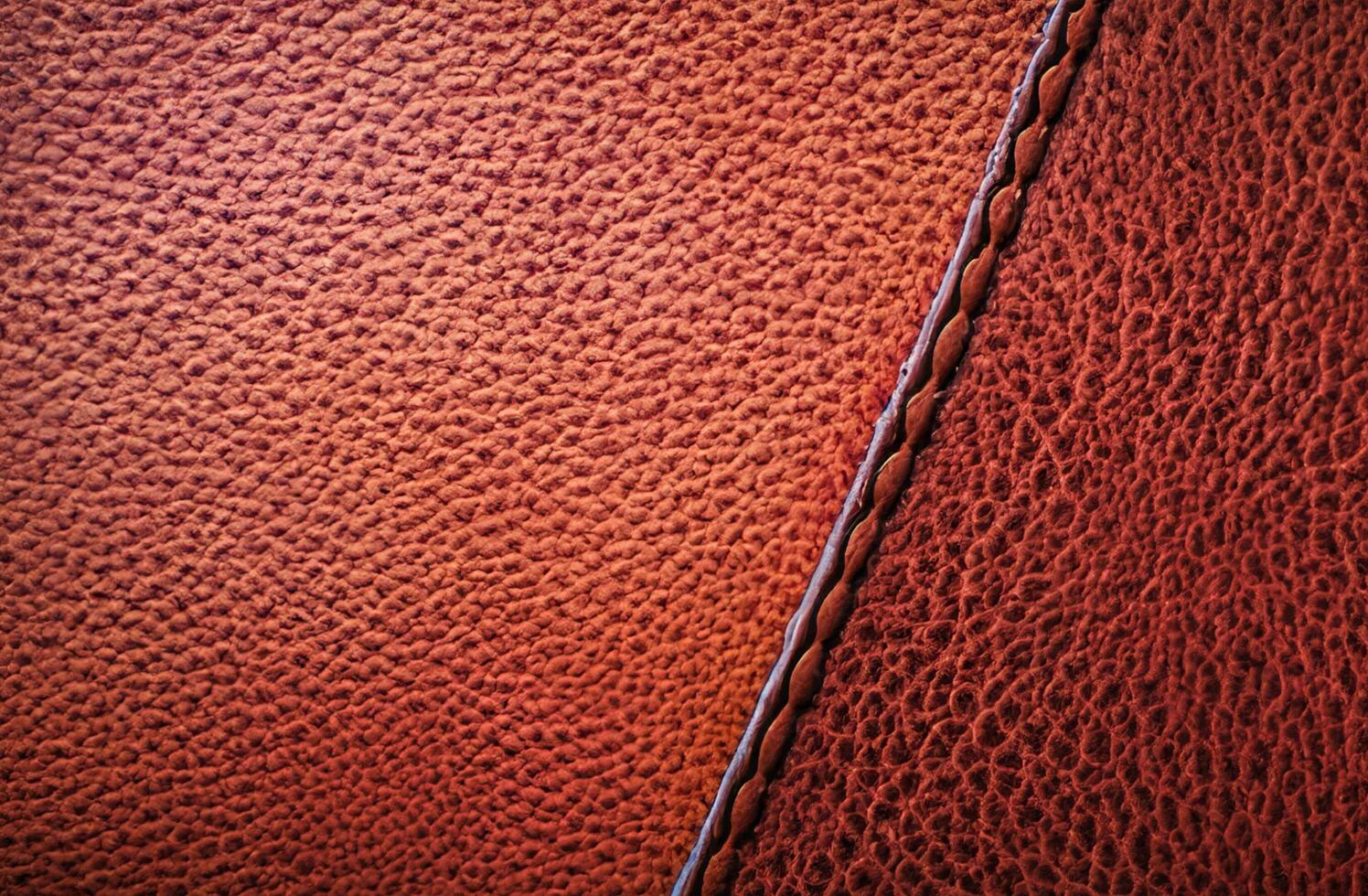 Brown leather texture background photo