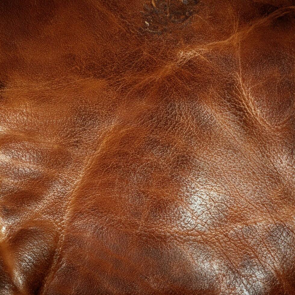 Brown leather texture background photo