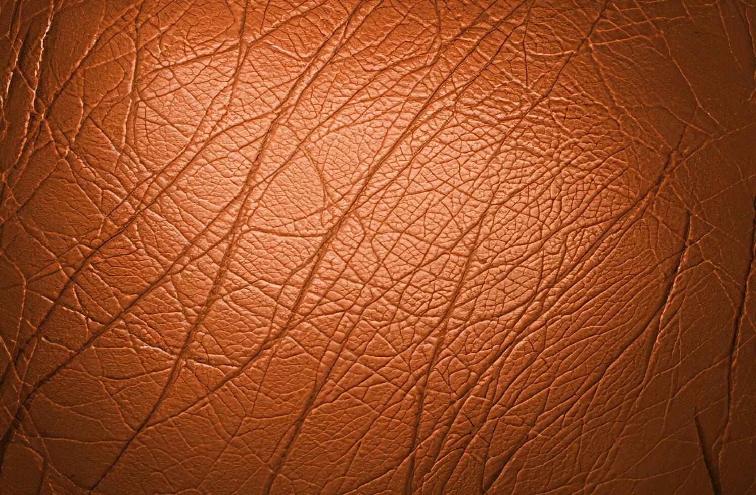 Brown leather texture background photo